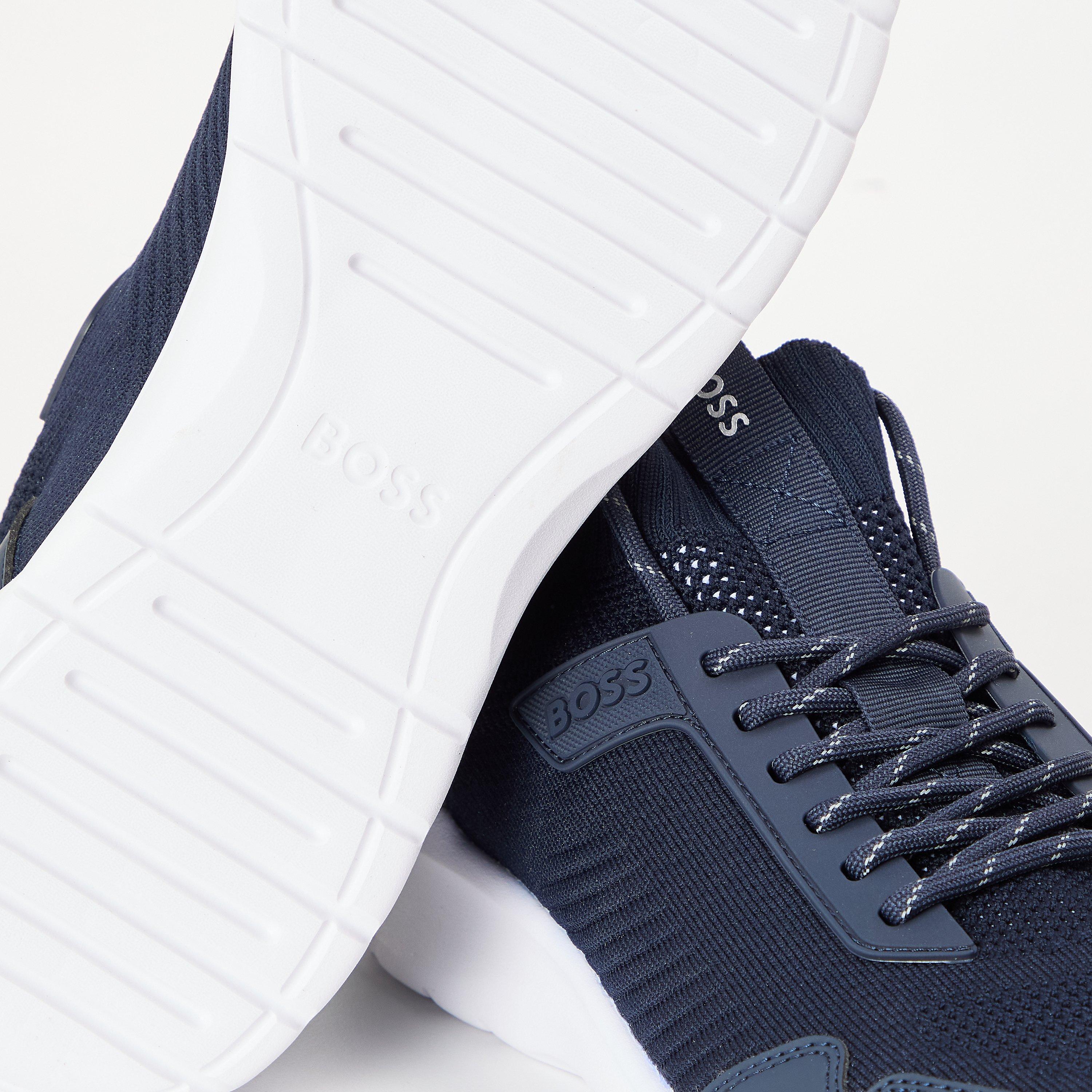 Dark Blue - Boss - Men's Everyday Comfortable Sneakers - 3