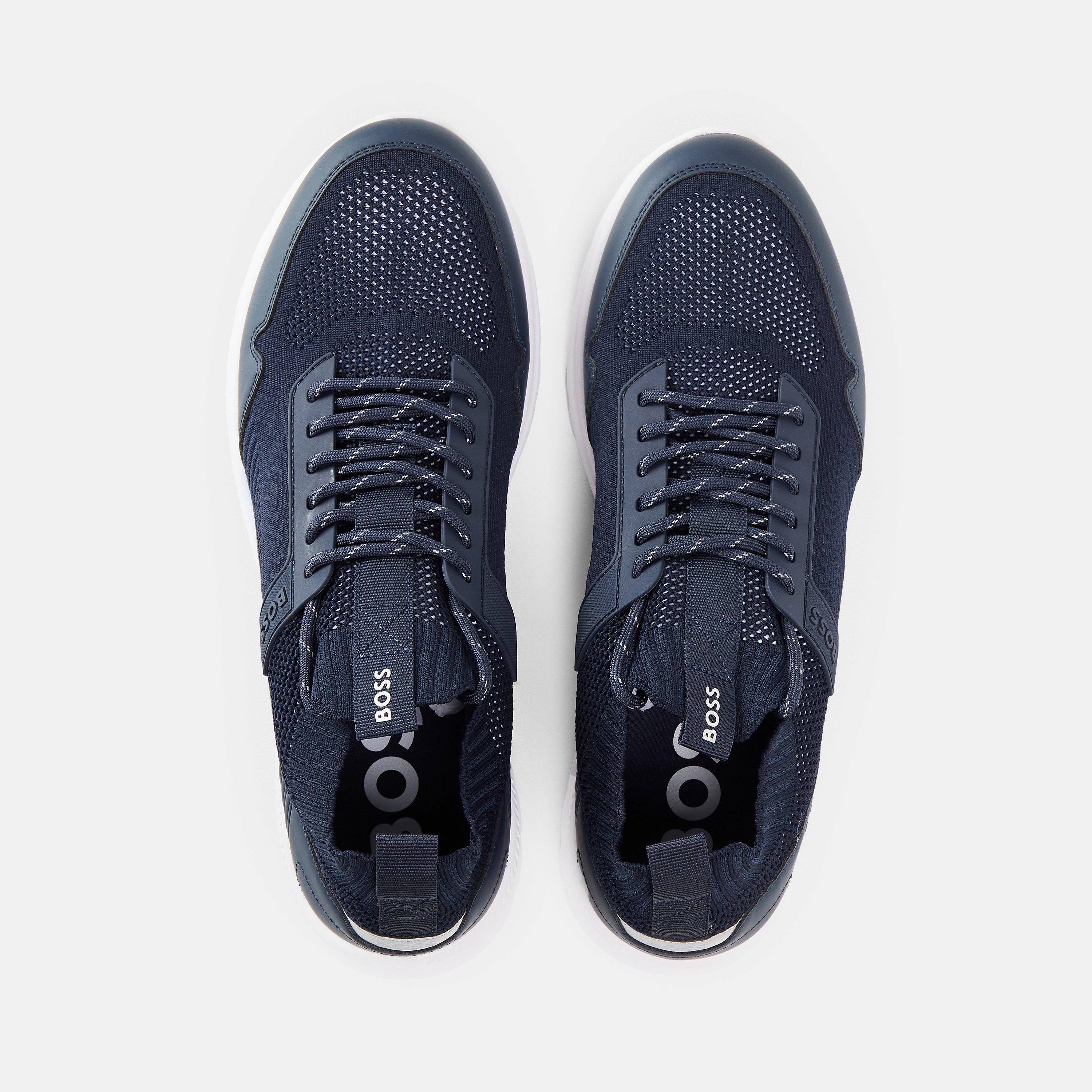 Dark Blue - Boss - Men's Everyday Comfortable Sneakers - 4
