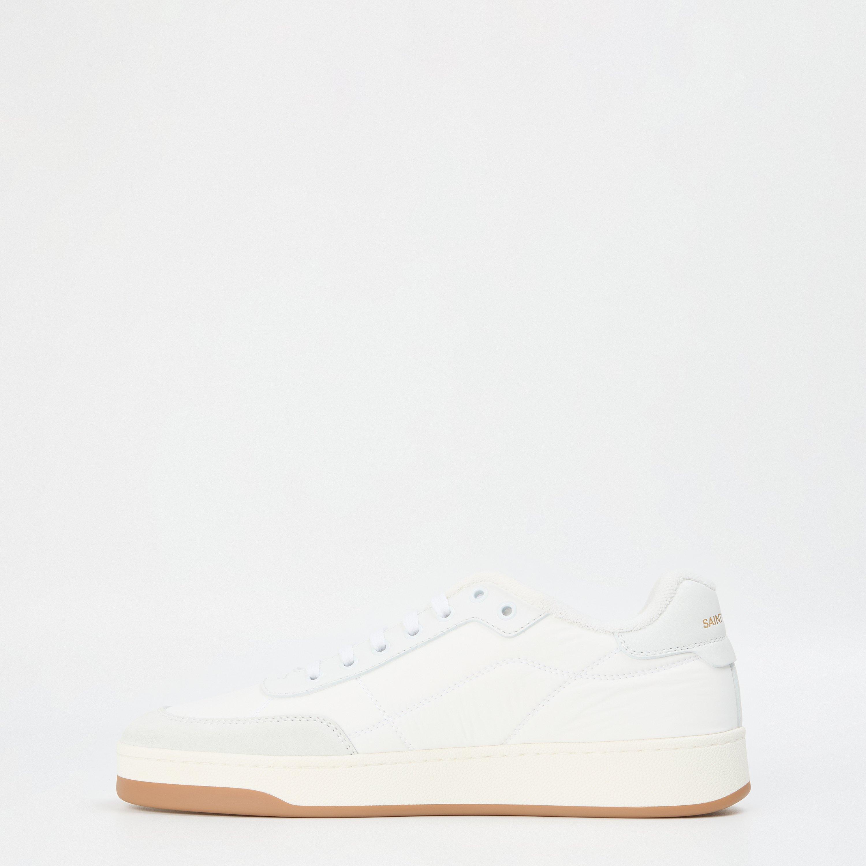 White/Grey - Saint Laurent - Men's Low-Top Trainers - 2