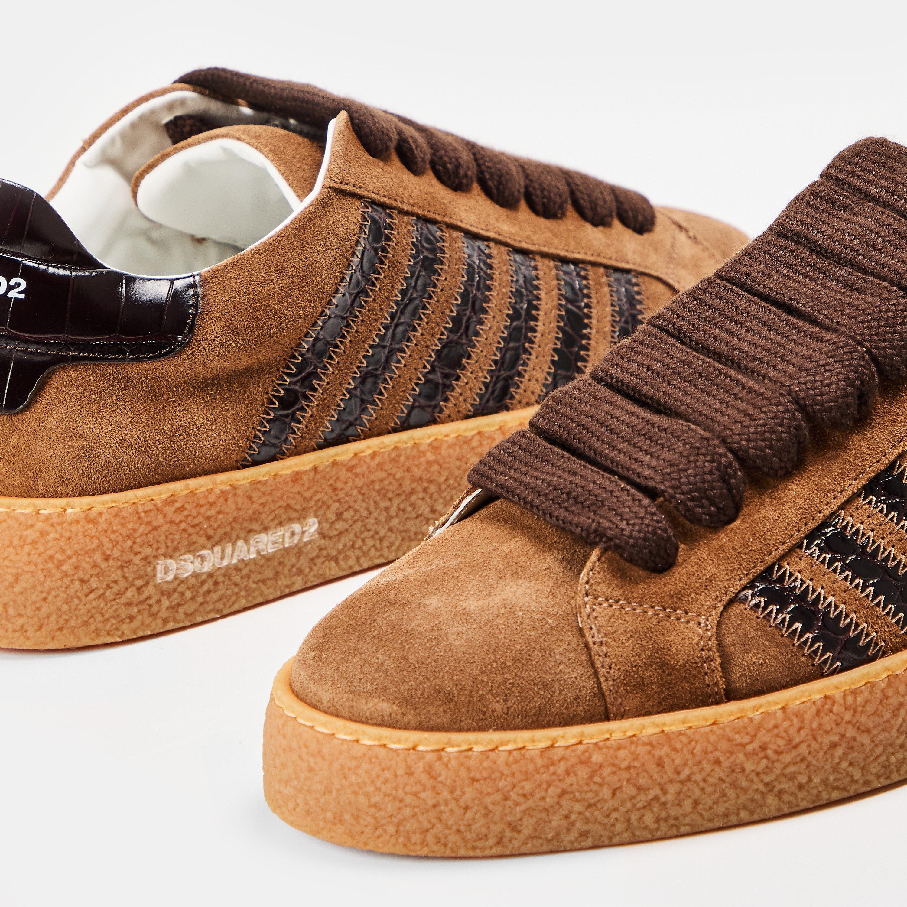 Black Gold - DSquared2 - Men's Low-Top Trainers - 4