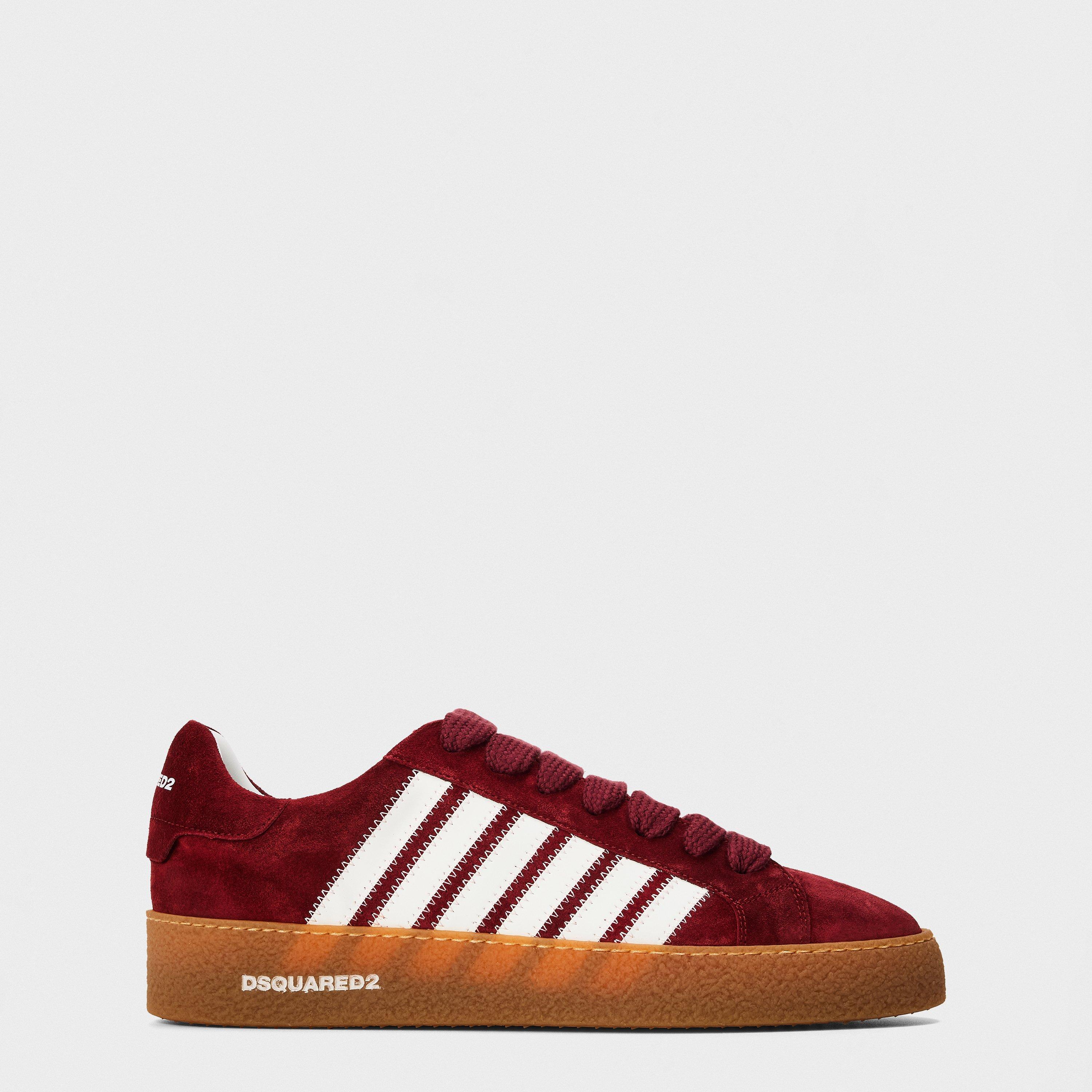 Red White - DSquared2 - Men's Low-Top Trainers - 1