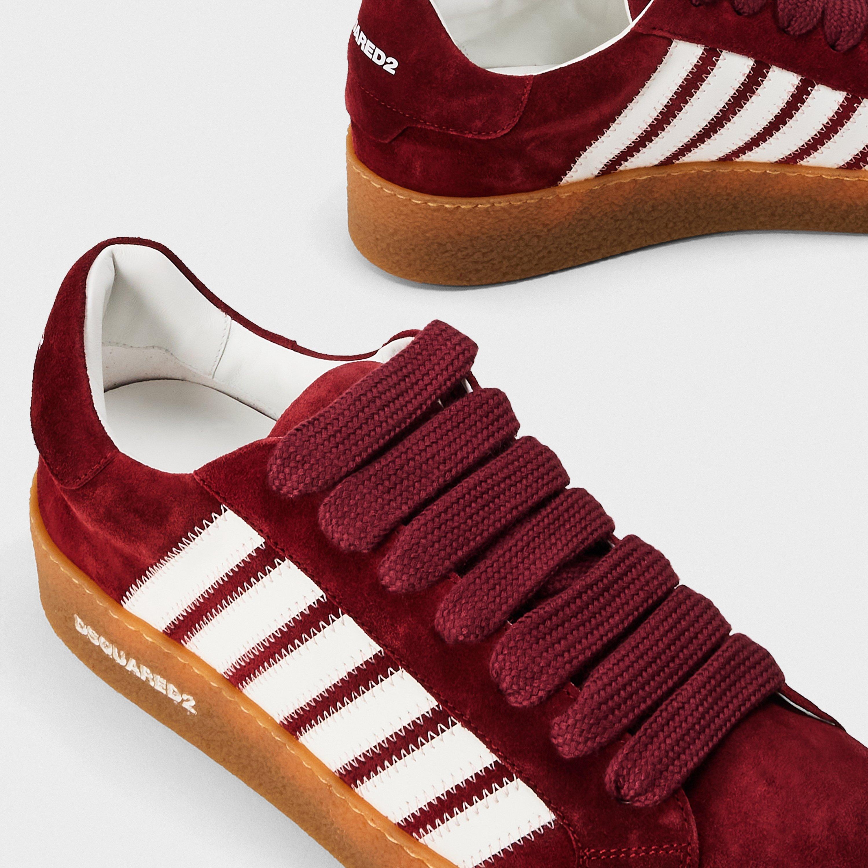 Red White - DSquared2 - Men's Low-Top Trainers - 4