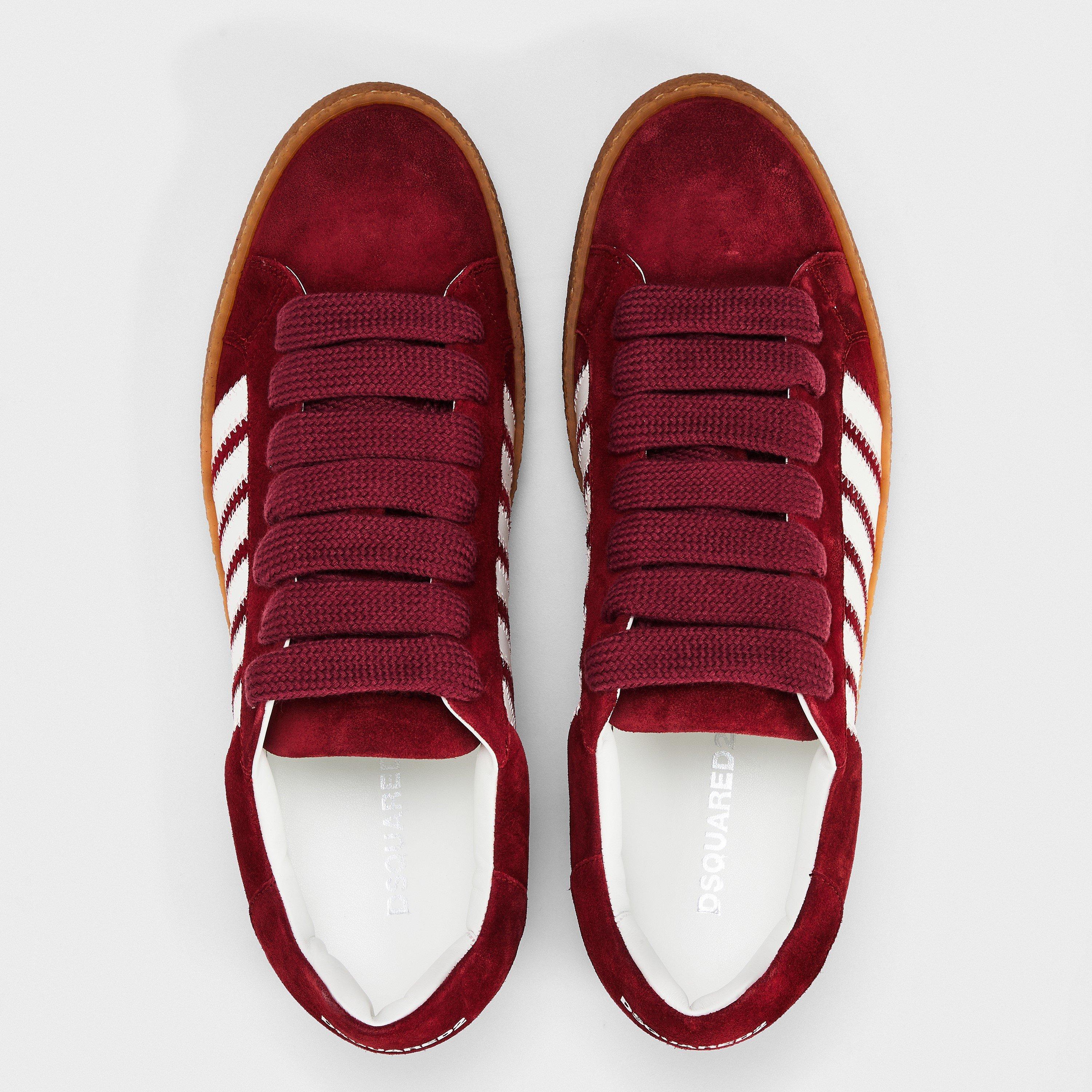 Red White - DSquared2 - Men's Low-Top Trainers - 5