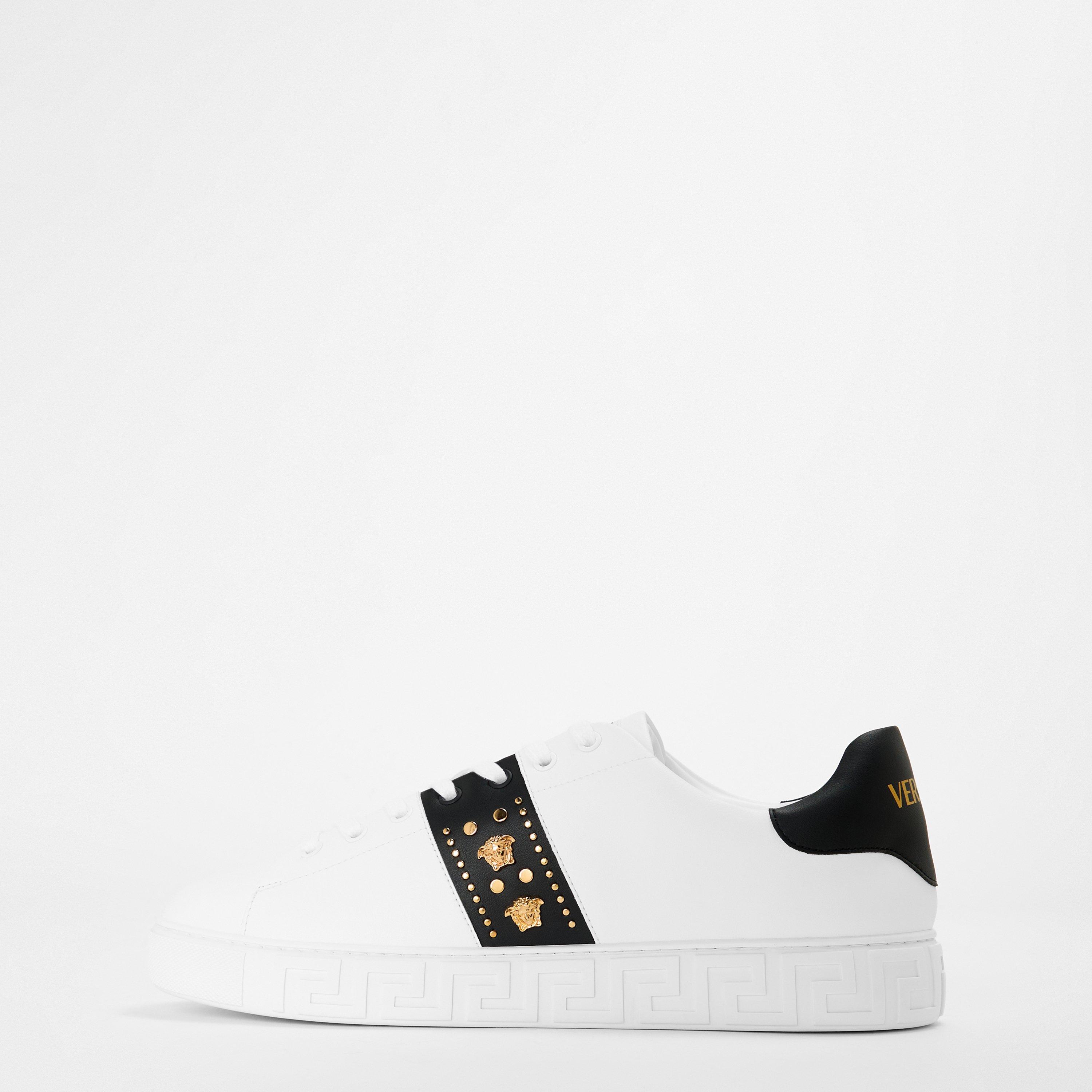 White - Versace - Men's Low Trainers - 2
