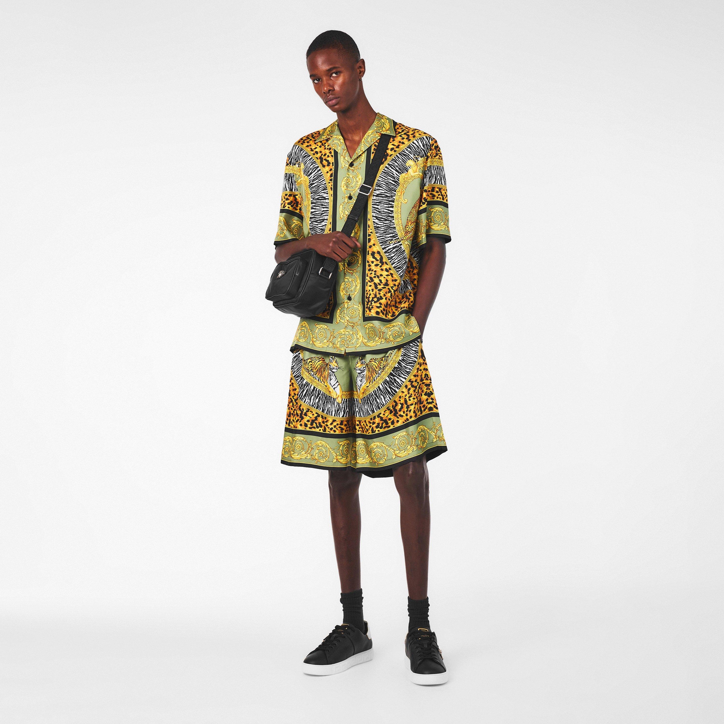 Black - Versace - Men's Low Trainers - 6