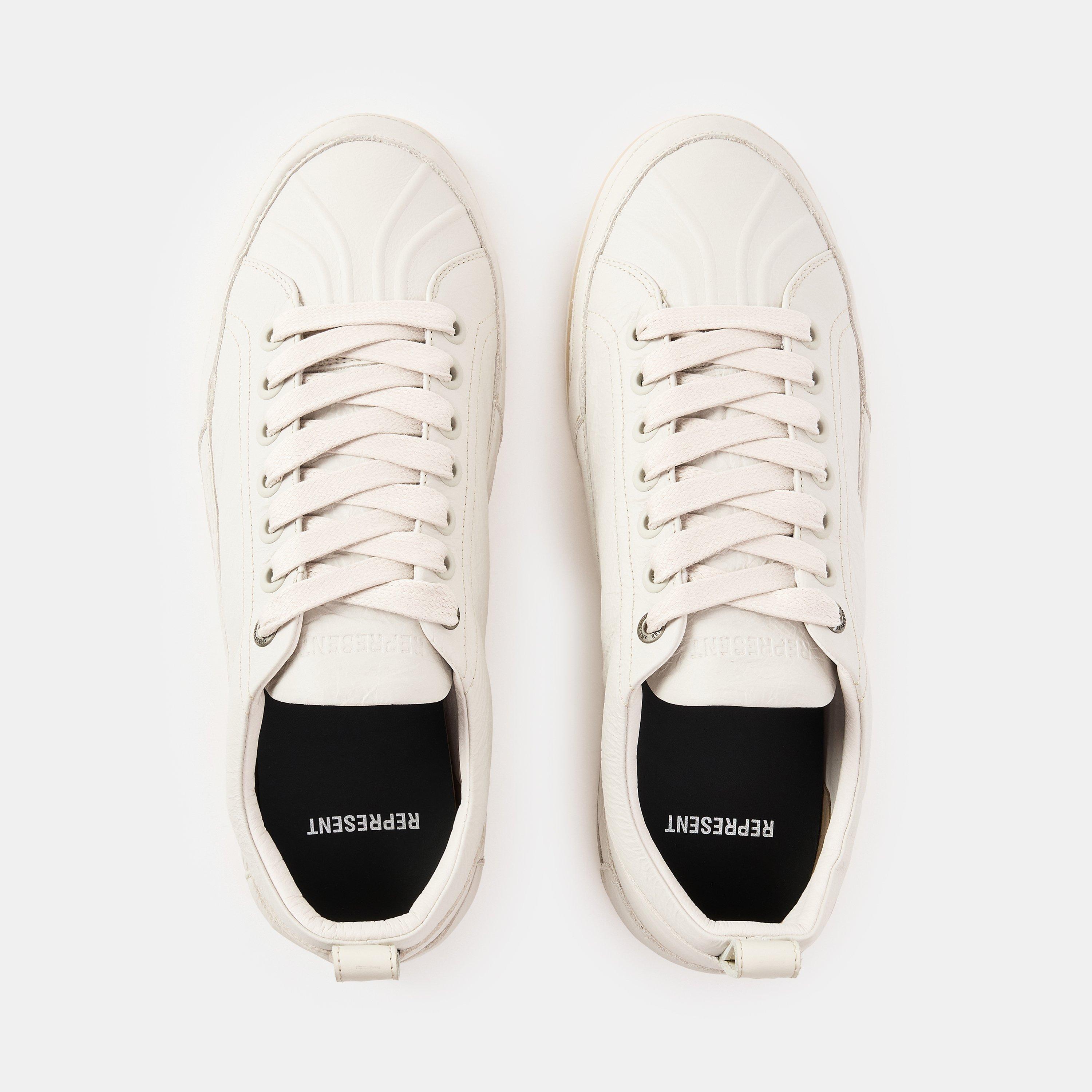Vintage White - Represent - Men's Rep Alpha Wrap Low-Top Trainers - 5