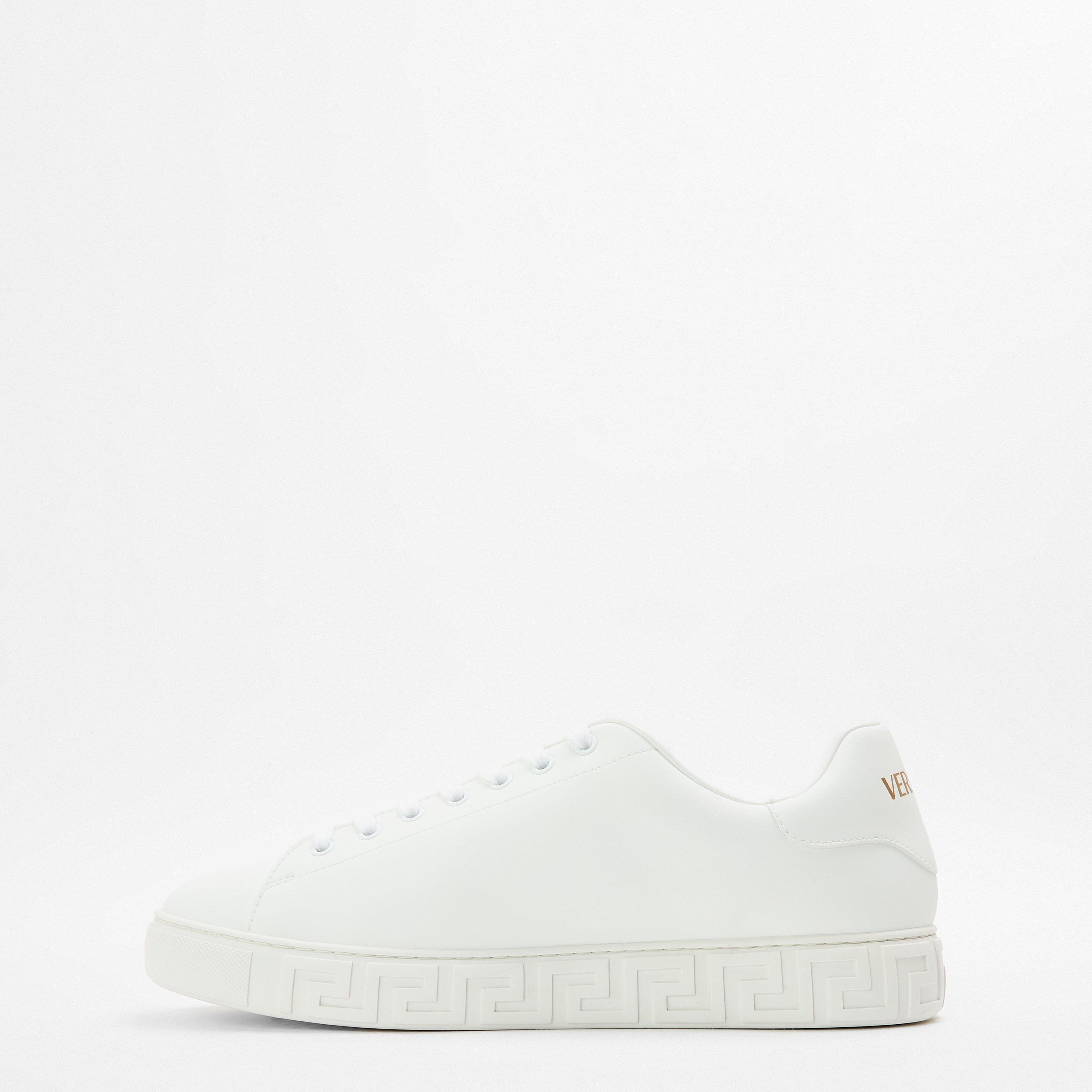 White - Versace - Men's Low Trainers - 2