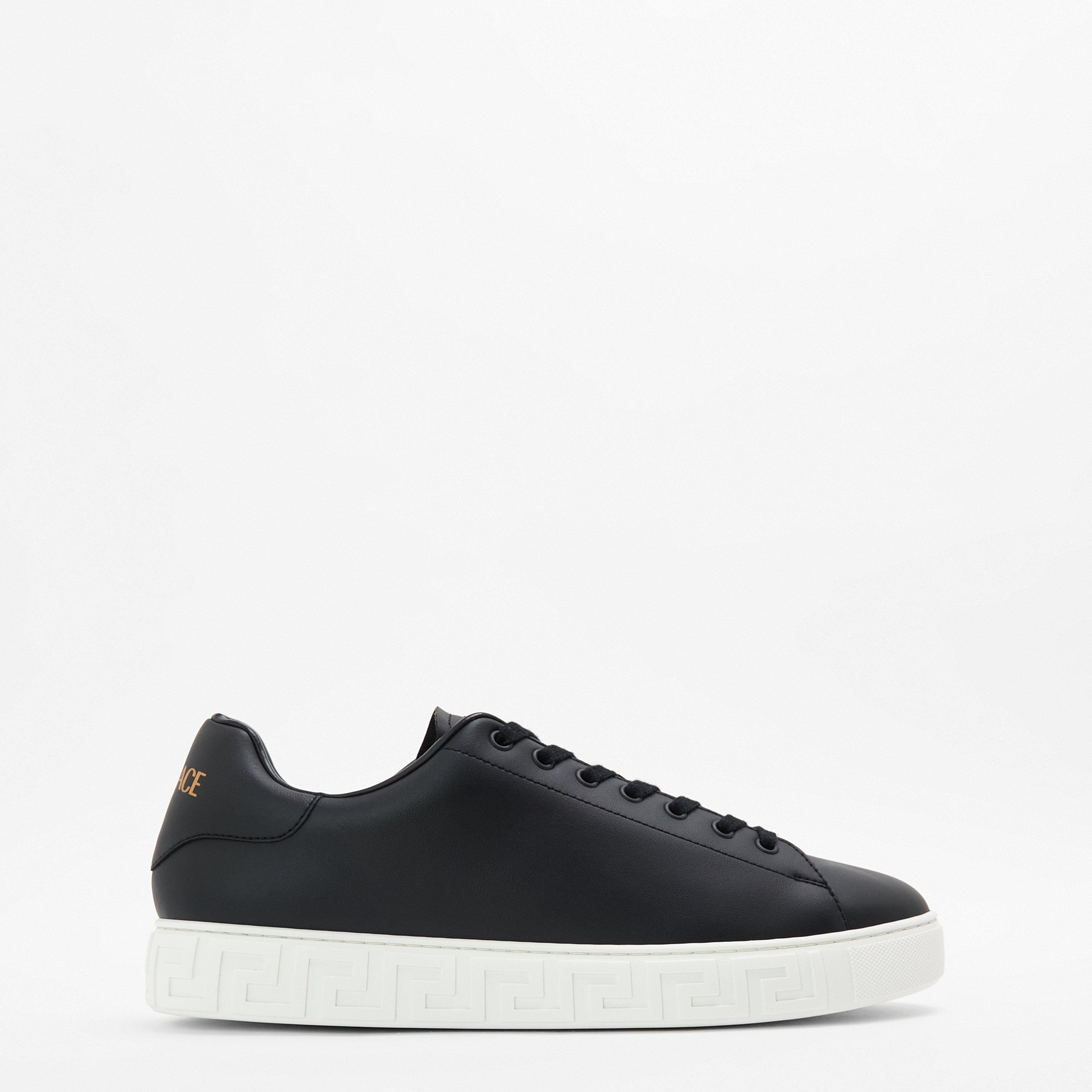 Black - Versace - Men's Low Trainers - 1