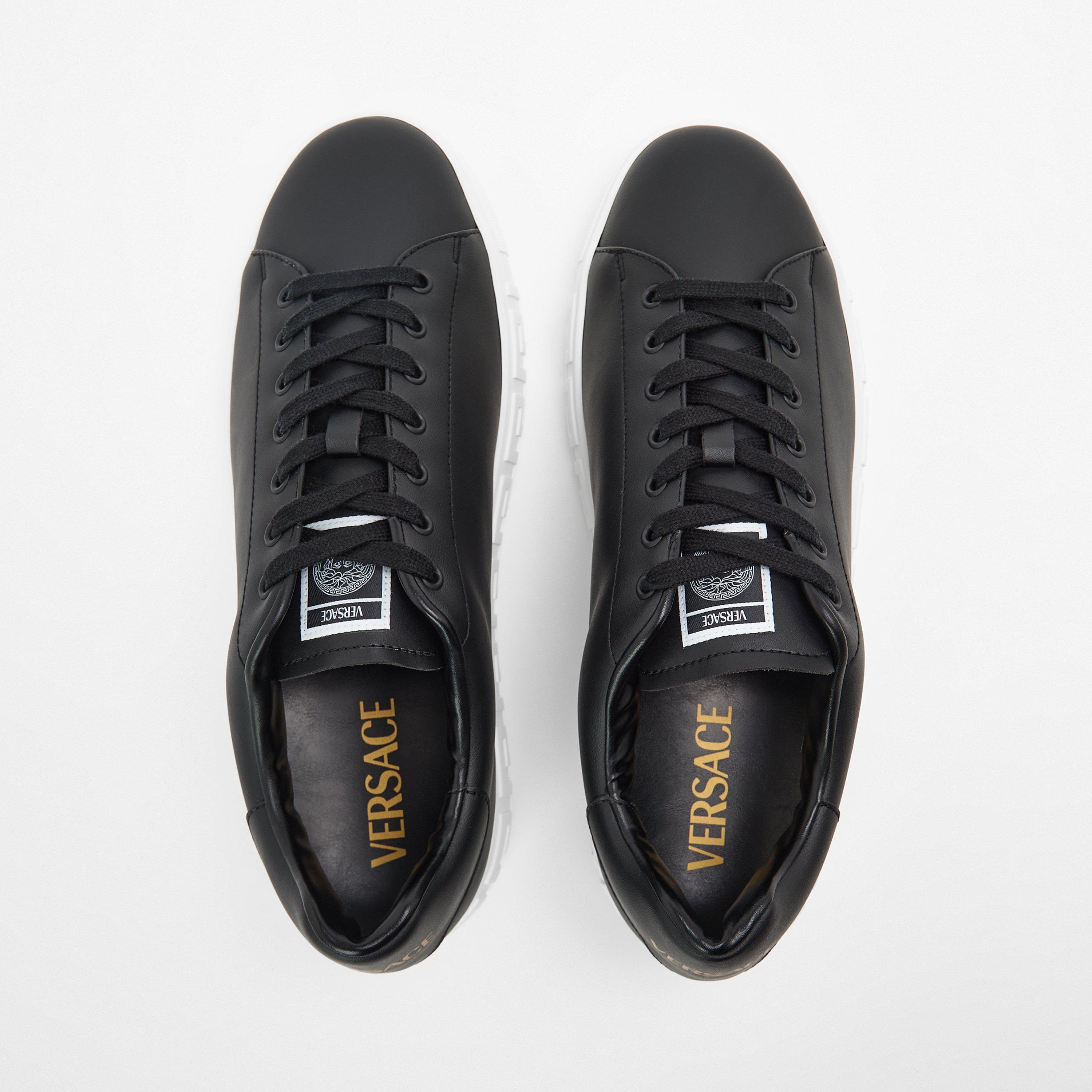 Black - Versace - Men's Low Trainers - 5