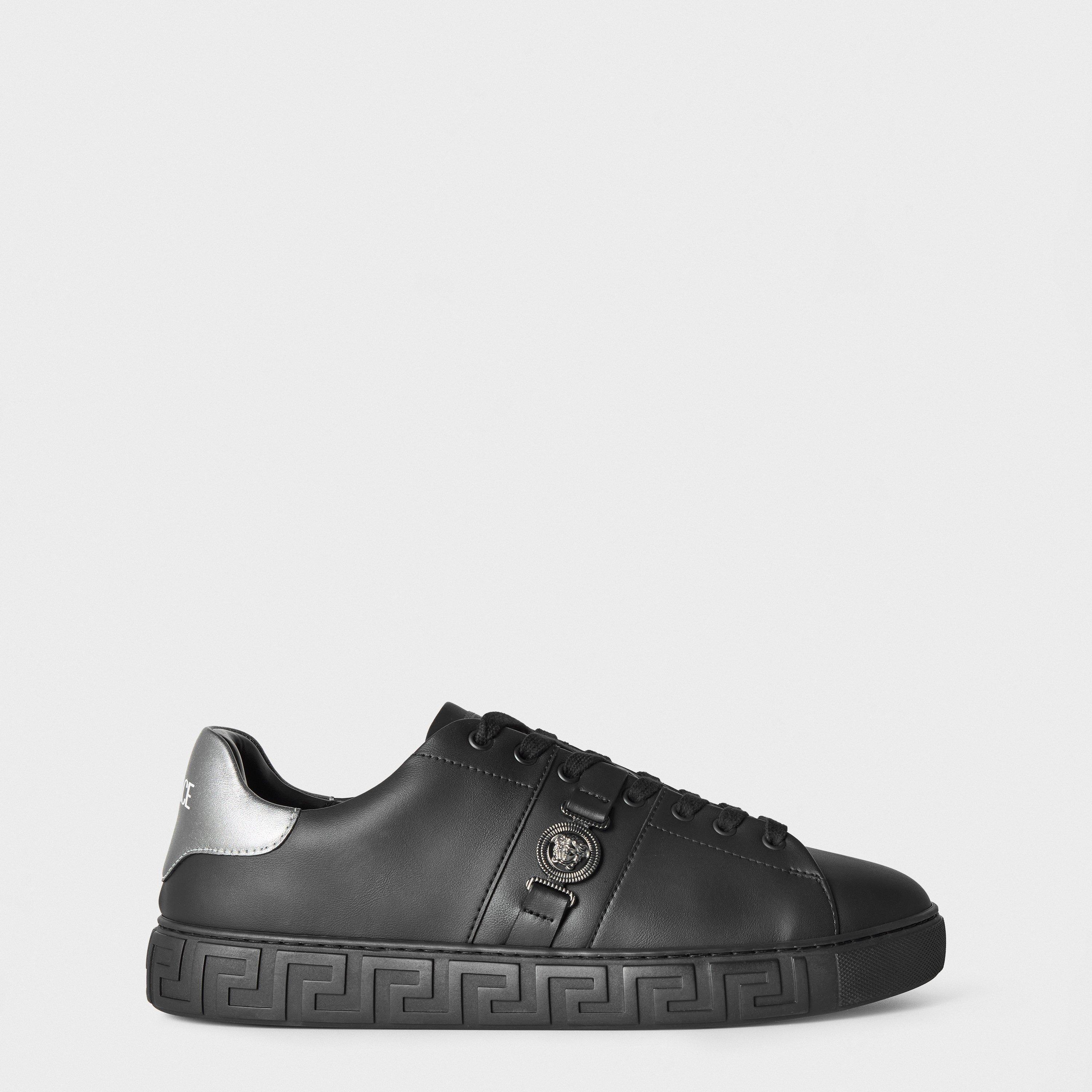 Black - Versace - Men's Low Trainers - 1