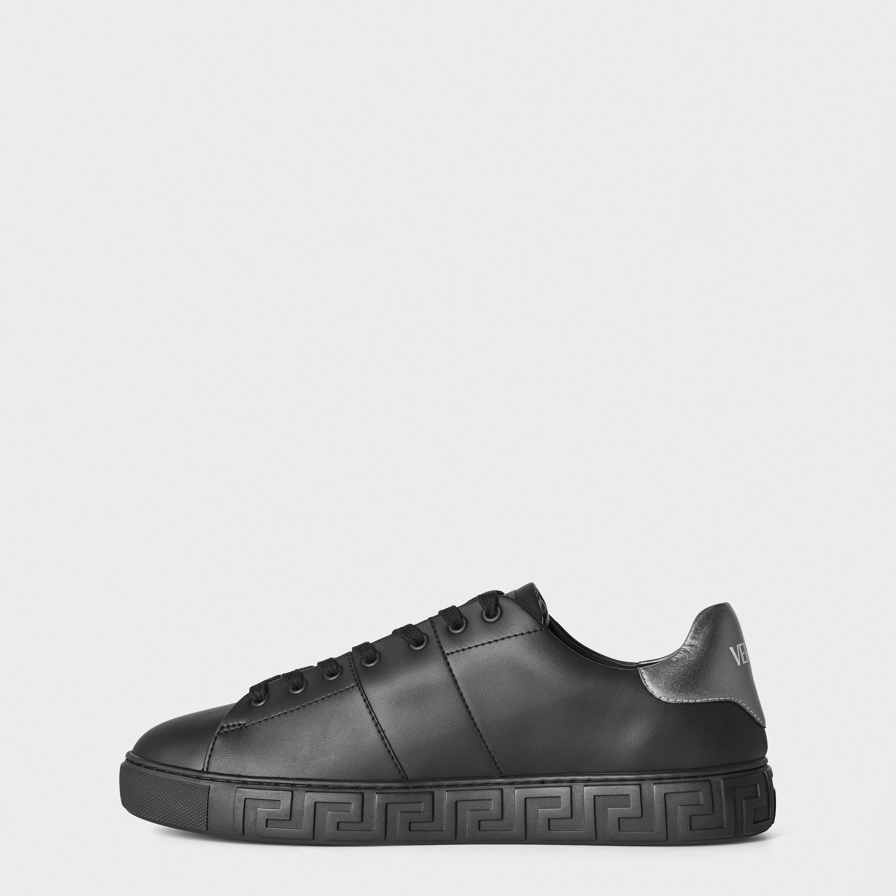 Black - Versace - Men's Low Trainers - 2
