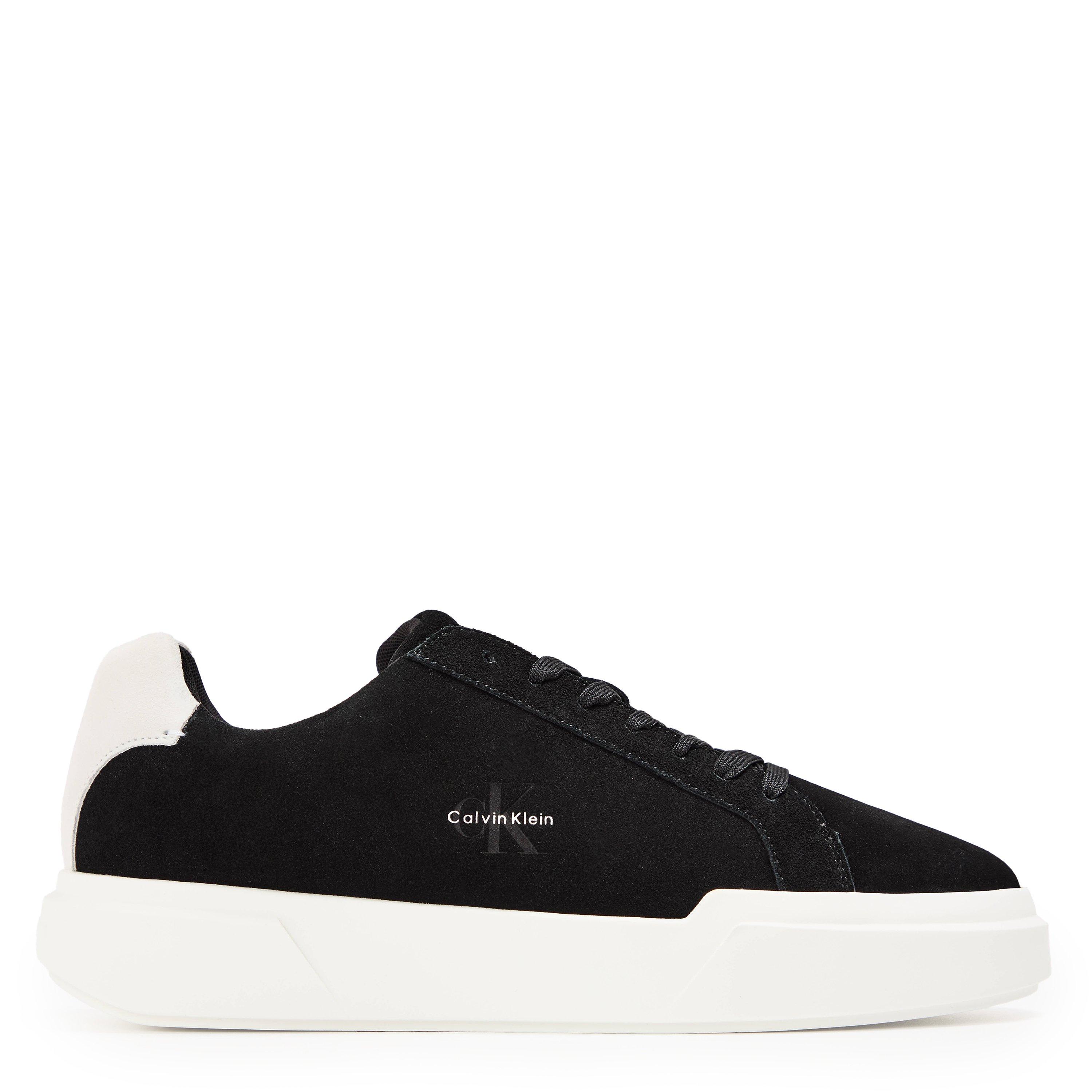 Black/White - Calvin Klein - Men's Chunky Cup Low-Top Trainers - 1