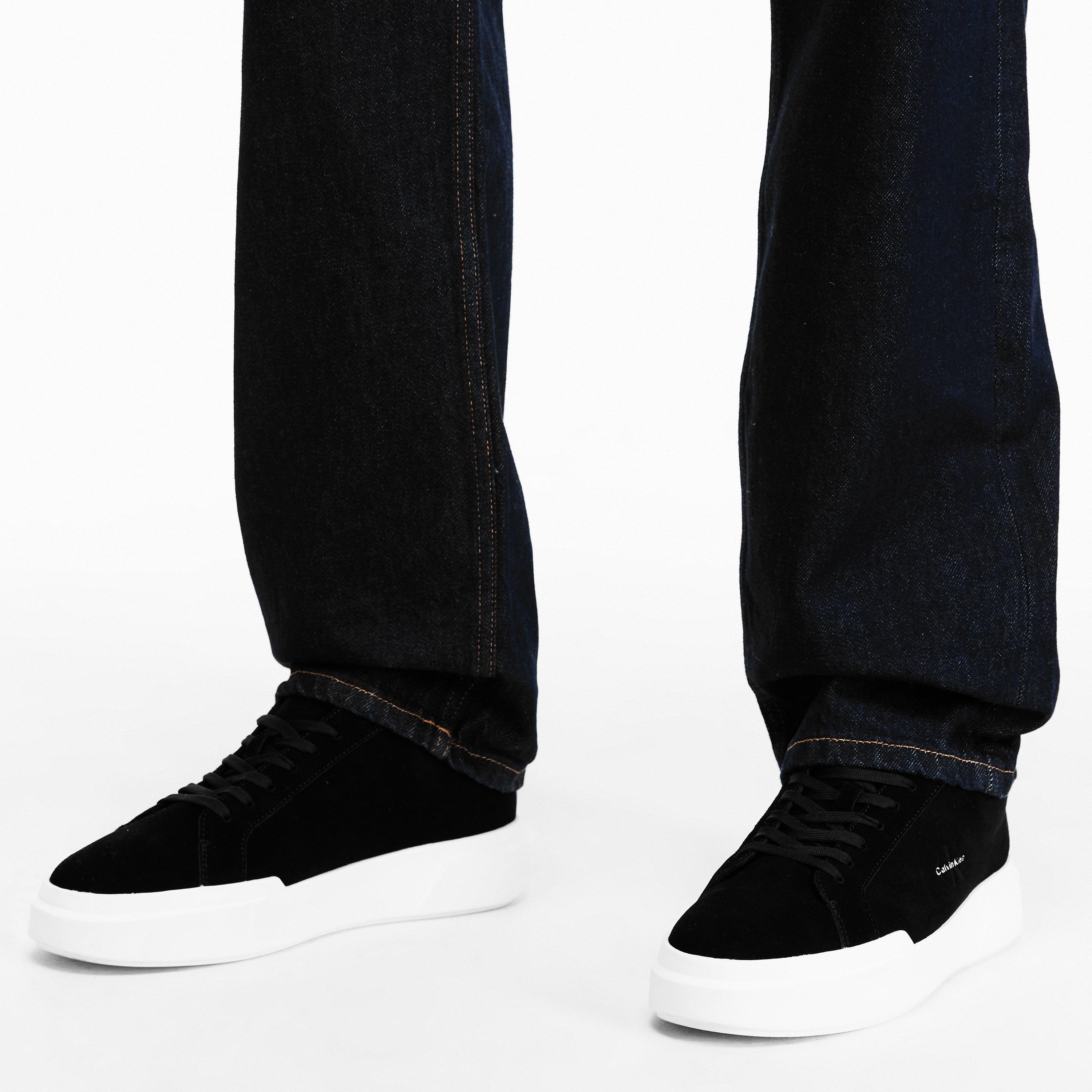 Black/White - Calvin Klein - Men's Chunky Cup Low-Top Trainers - 3