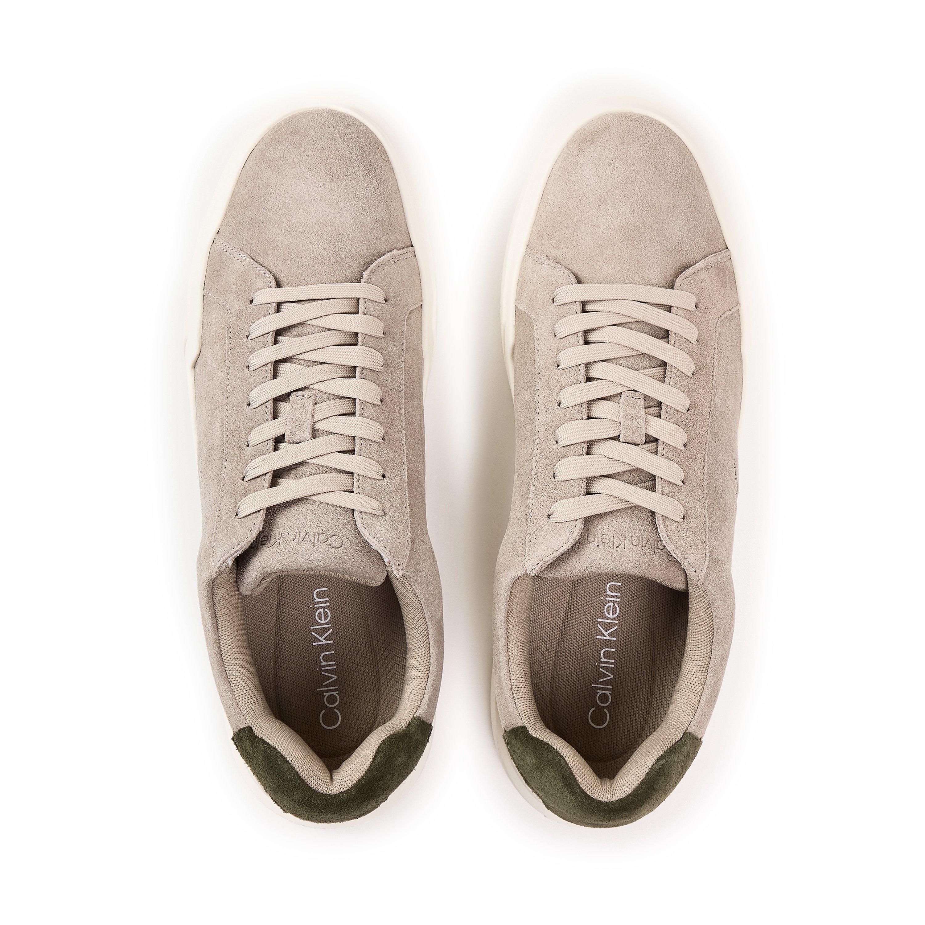 Taupe/Wht/Grn - Calvin Klein - Men's Chunky Cup Low-Top Trainers - 5