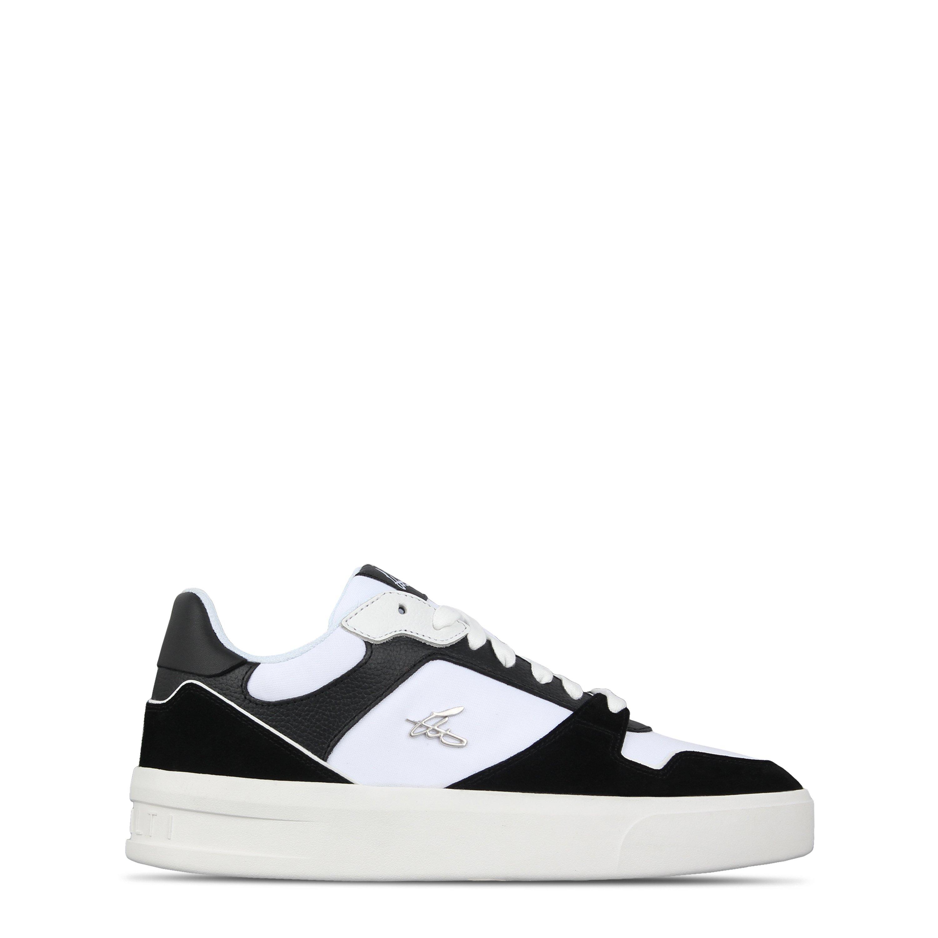 Black/White - Loyalti - T-Clip Set Lace Up Sneakers - 1