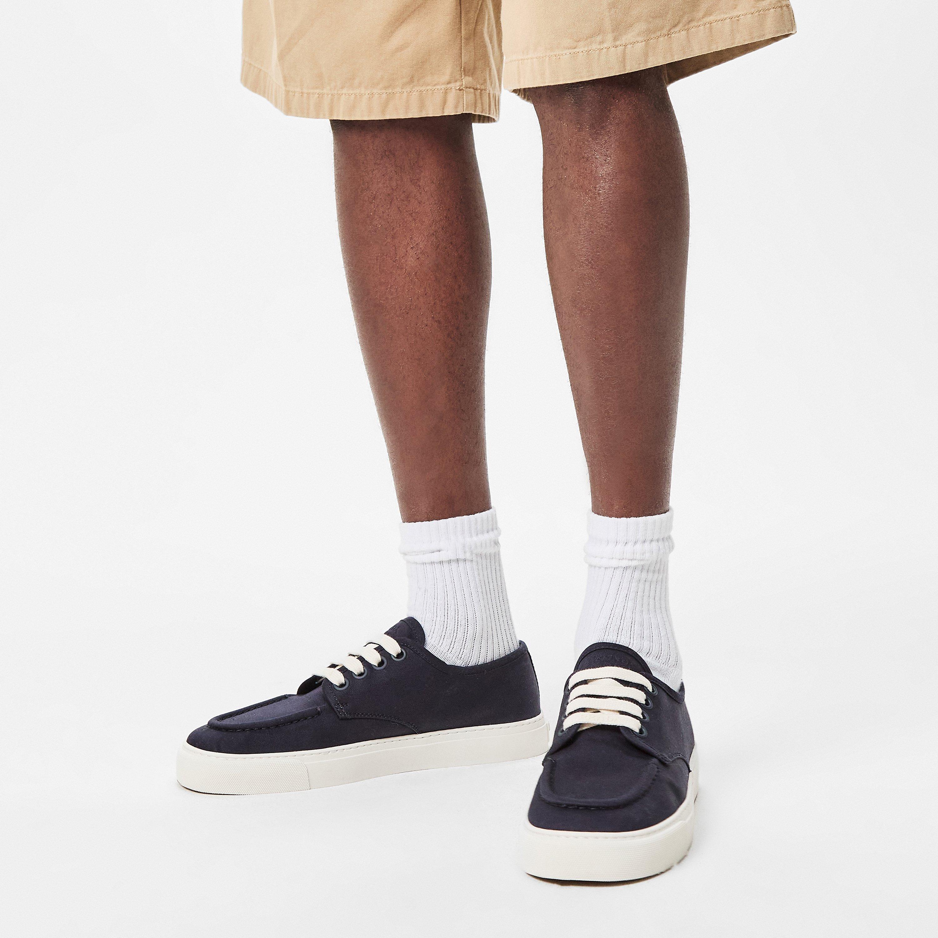 Navy - Prada - Men's Smart Low-Top Trainers - 3