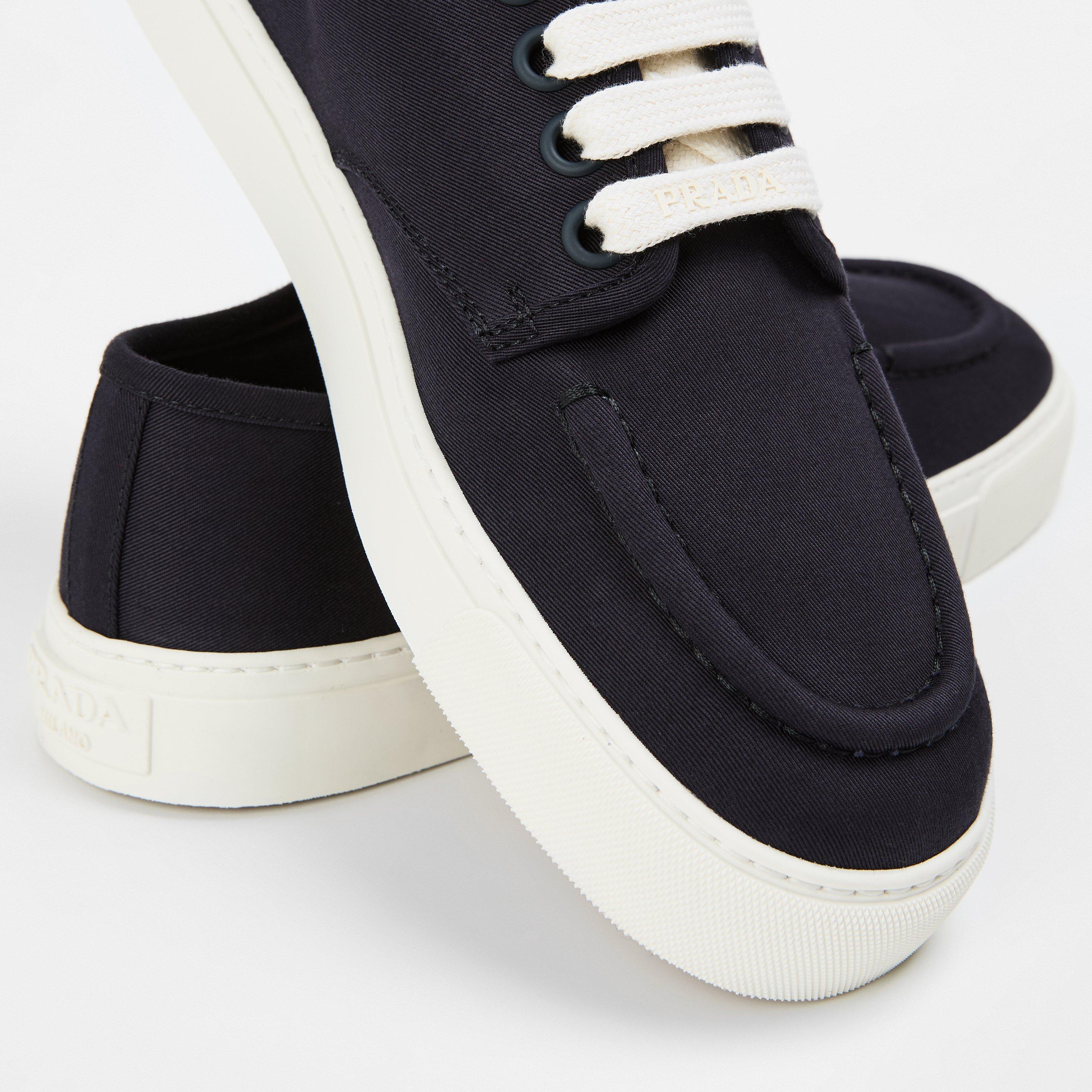 Navy - Prada - Men's Smart Low-Top Trainers - 4