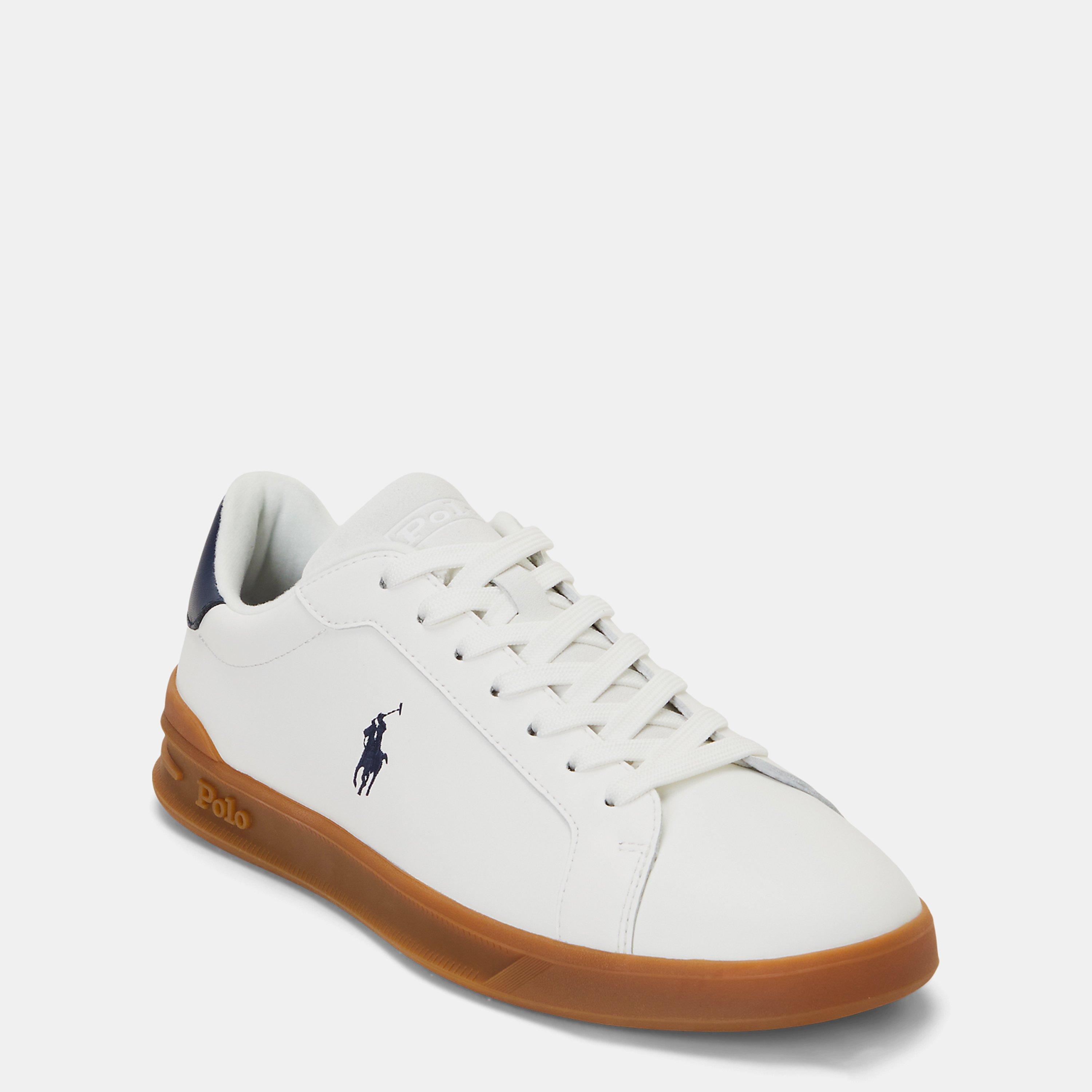 Deck Wht/Navy - Polo Ralph Lauren - Heritage Court II Low Trainers - 2