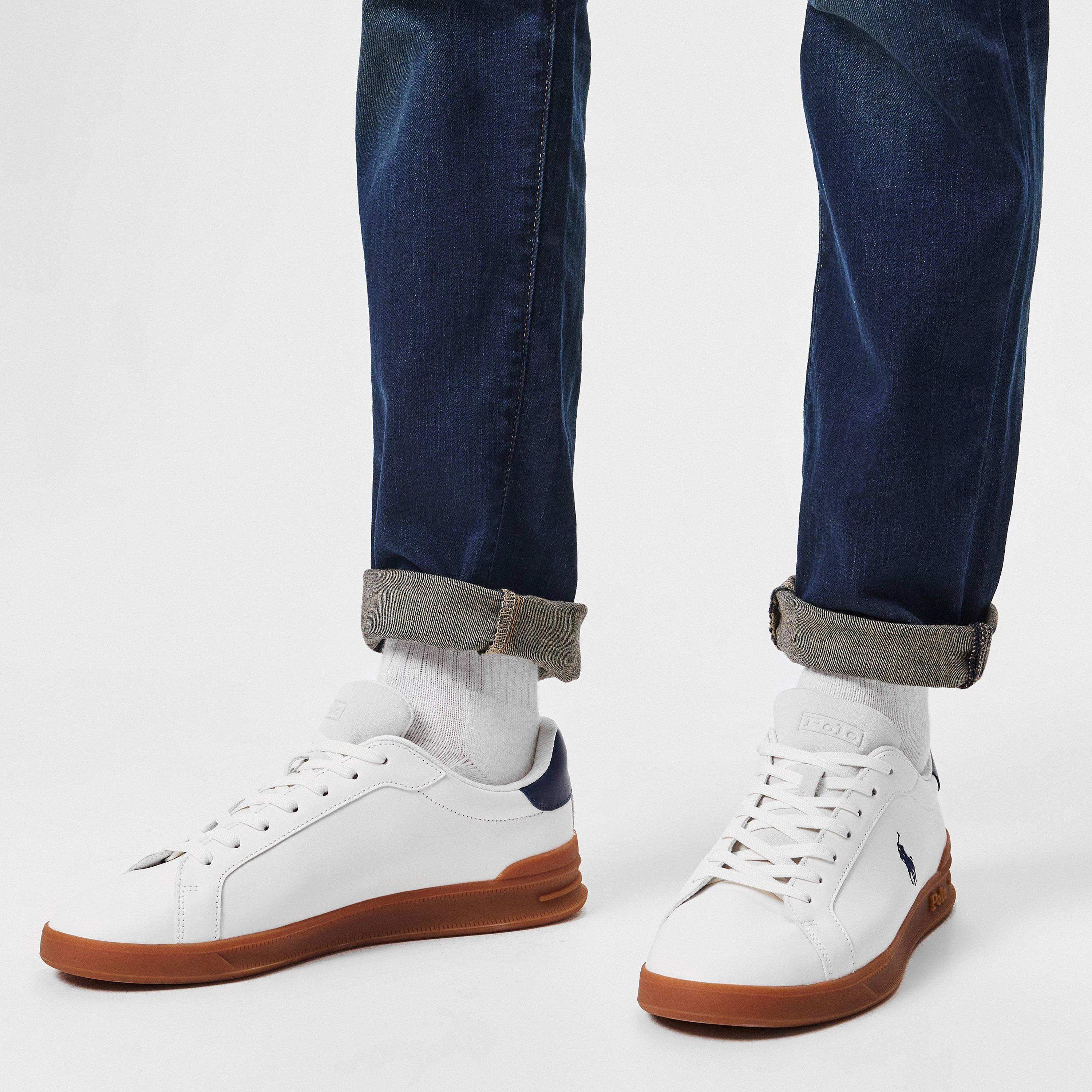 Deck Wht/Navy - Polo Ralph Lauren - Heritage Court II Low Trainers - 3