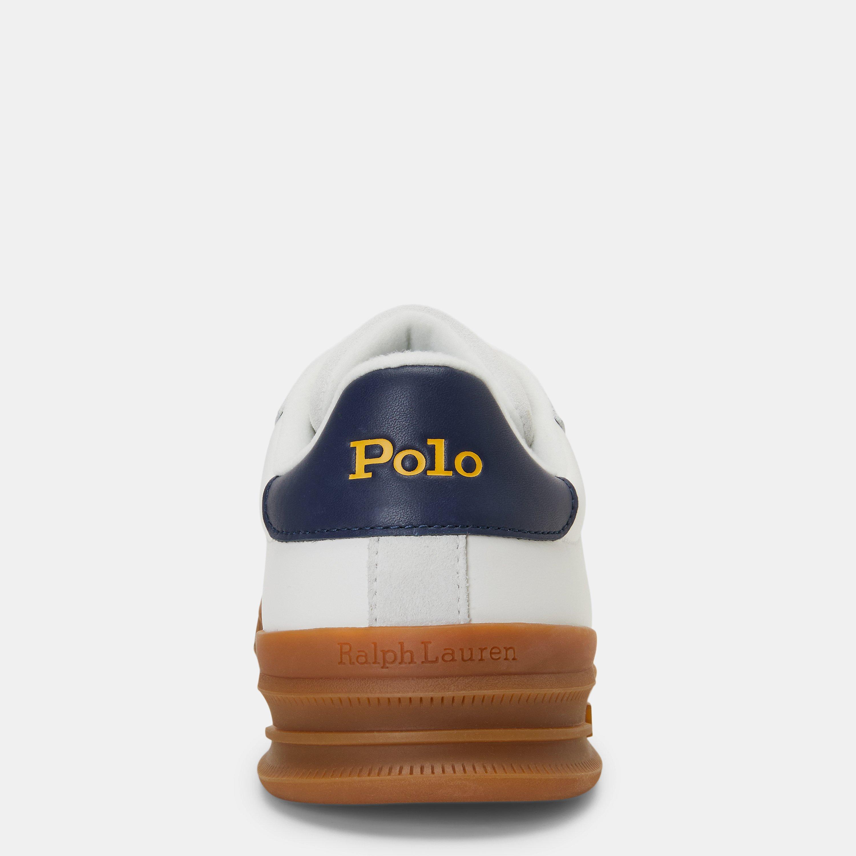 Deck Wht/Navy - Polo Ralph Lauren - Heritage Court II Low Trainers - 4
