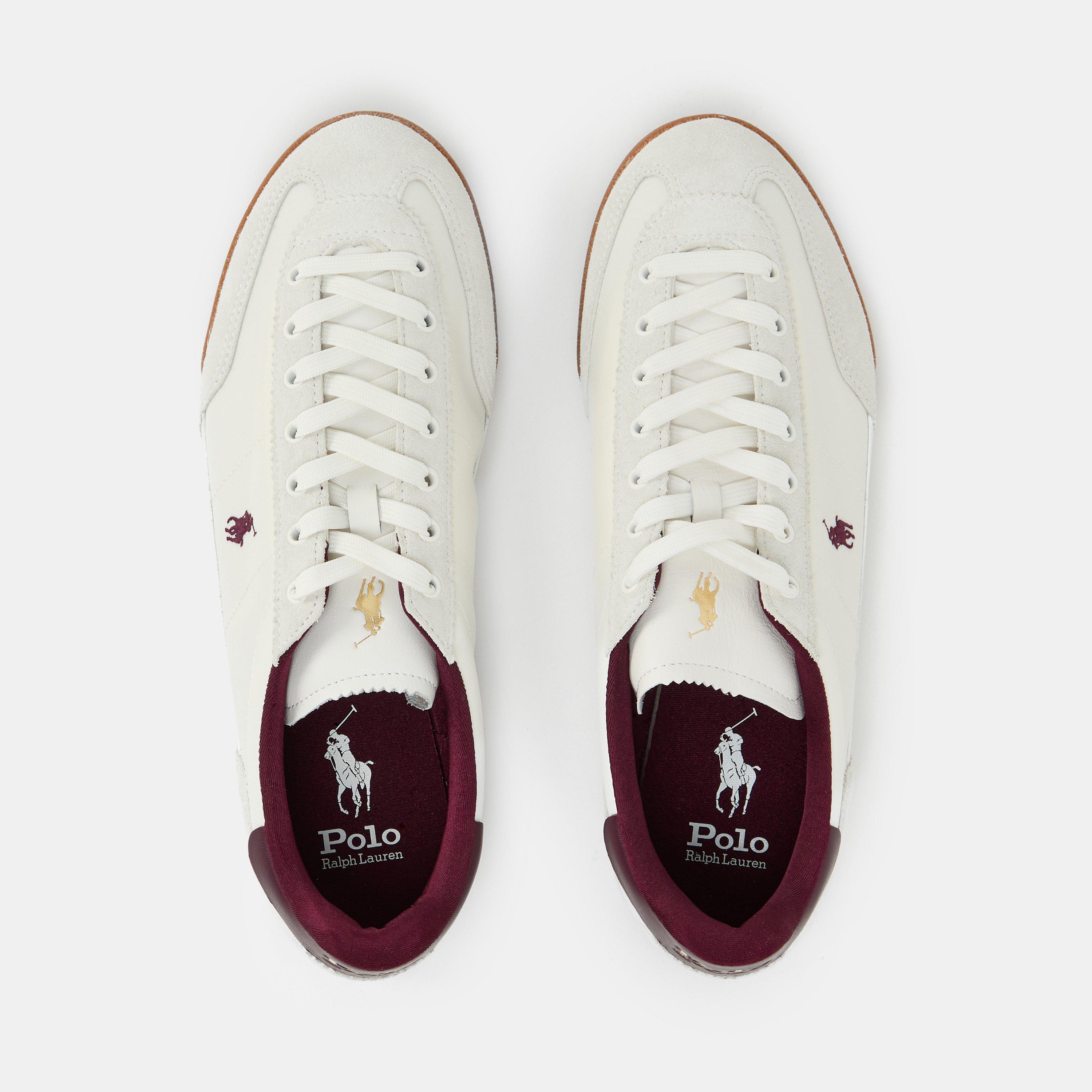 Deck Wht/Wine - Polo Ralph Lauren - Men's Hester Low-Top Trainers - 5