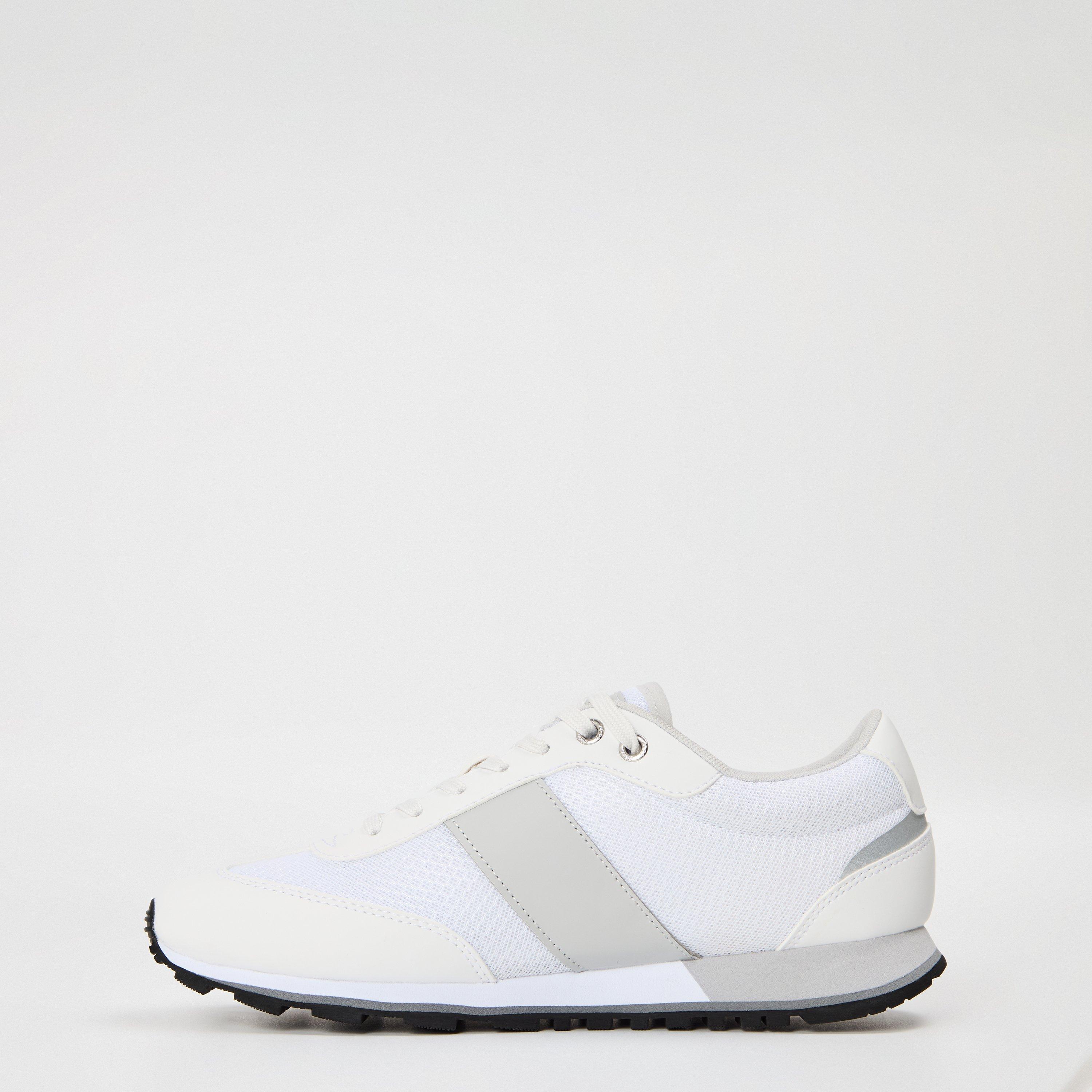 White - Boss - Men's Parkour Low Trainers - 2