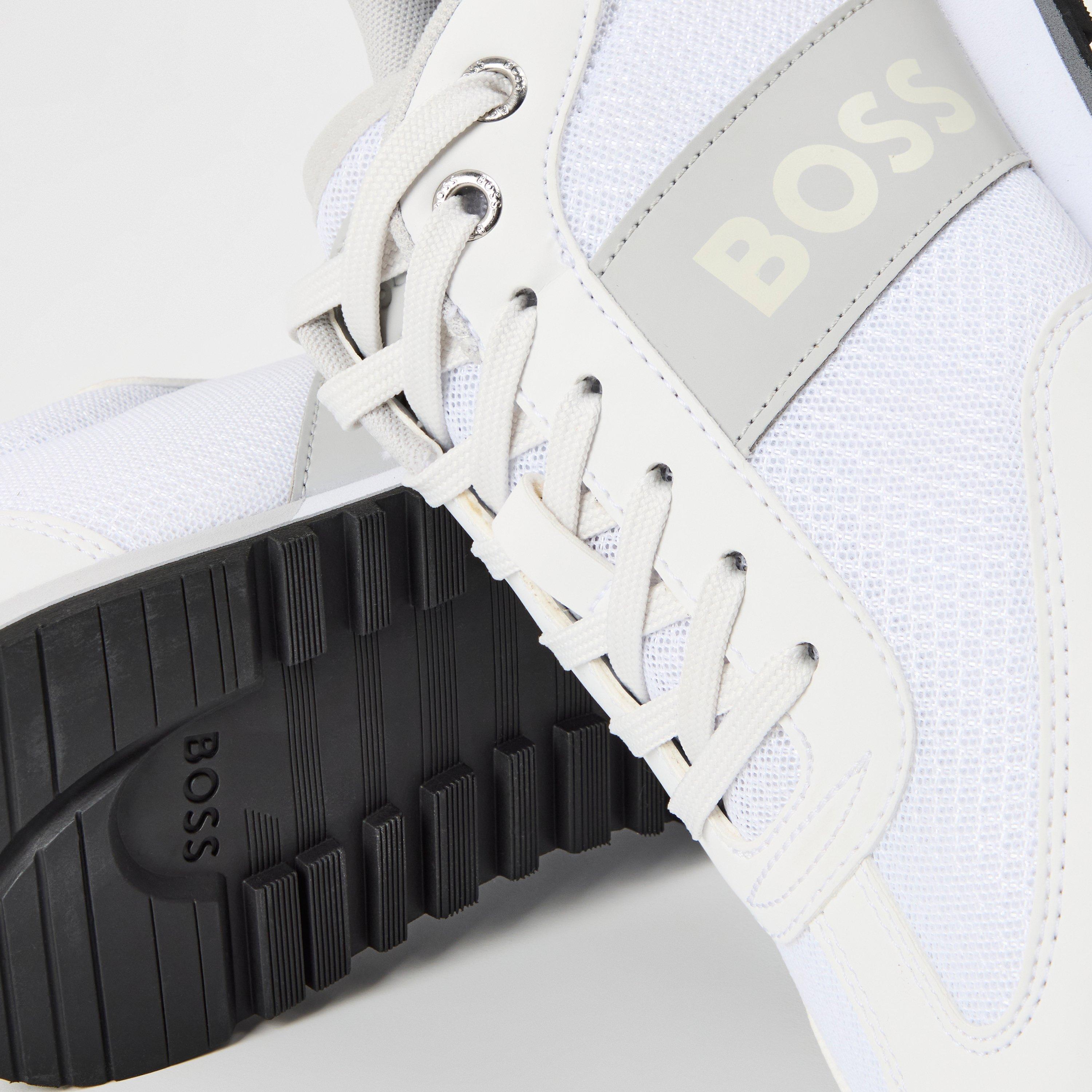 White - Boss - Men's Parkour Low Trainers - 3