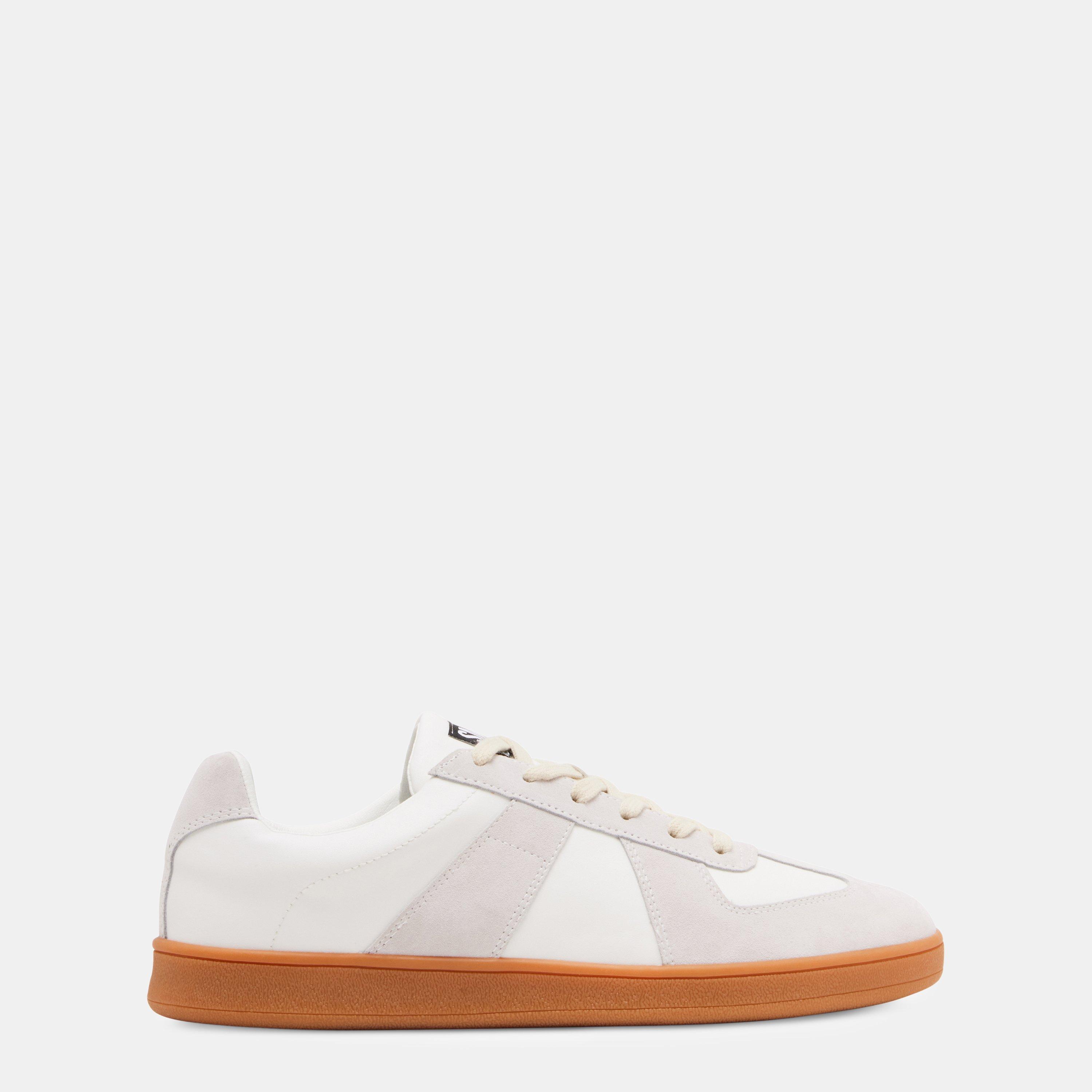 White - Steve Madden - Men's Waltor Court Low-Top Trainers - 1