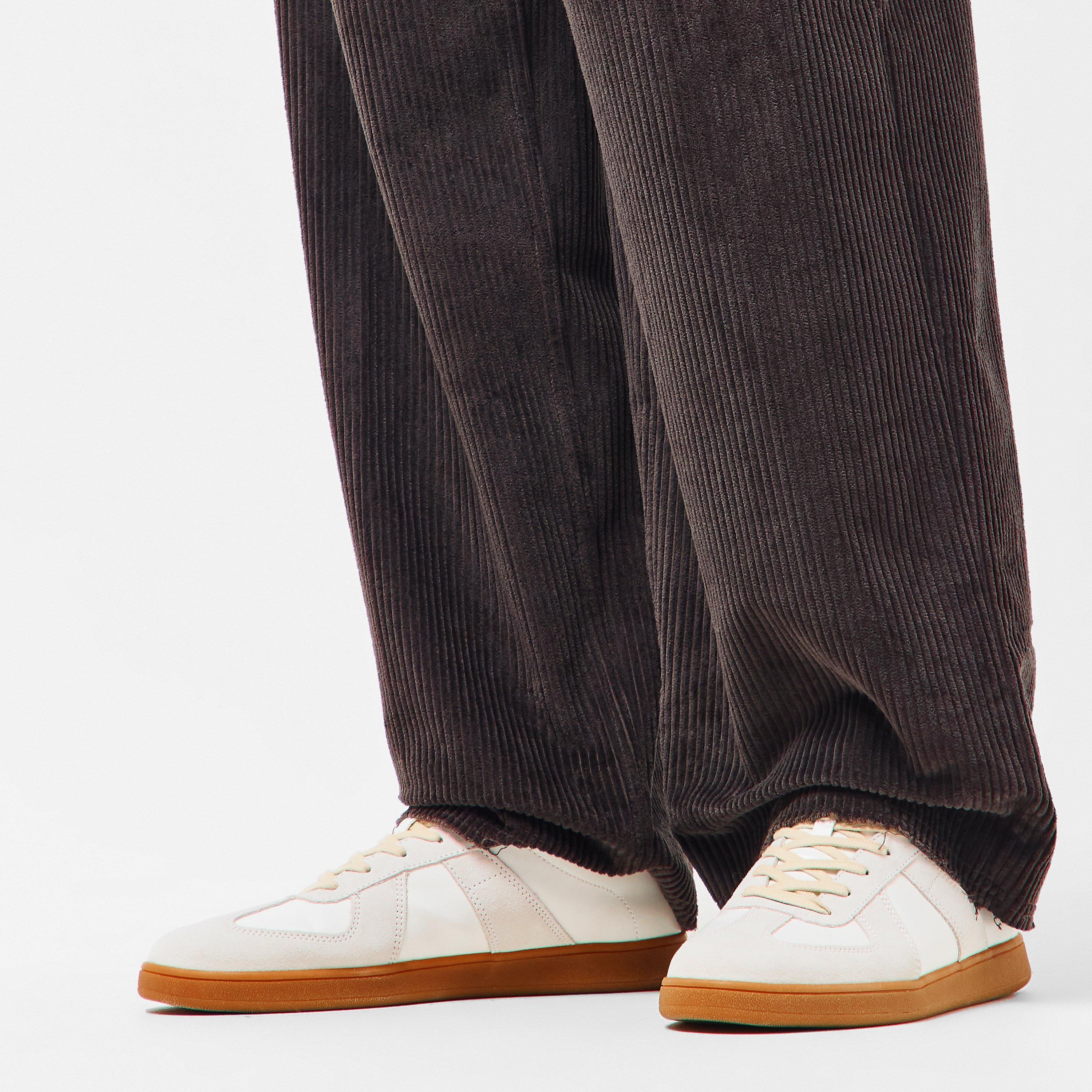 White - Steve Madden - Men's Waltor Court Low-Top Trainers - 3