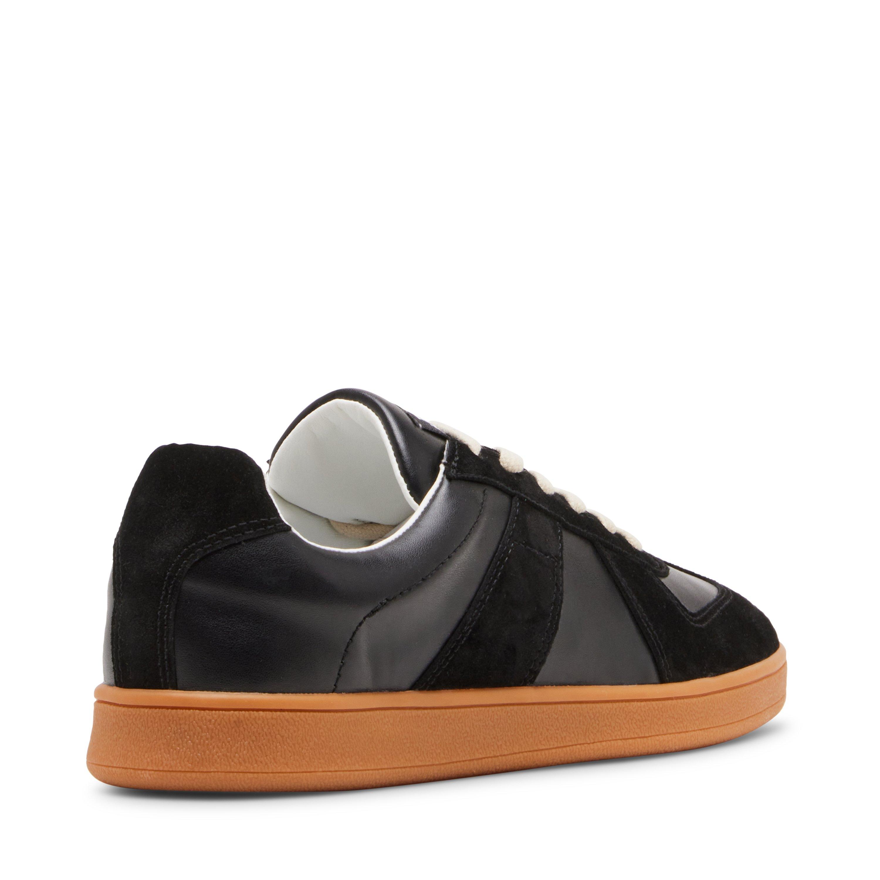 Black - Steve Madden - Men's Waltor Court Low-Top Trainers - 3