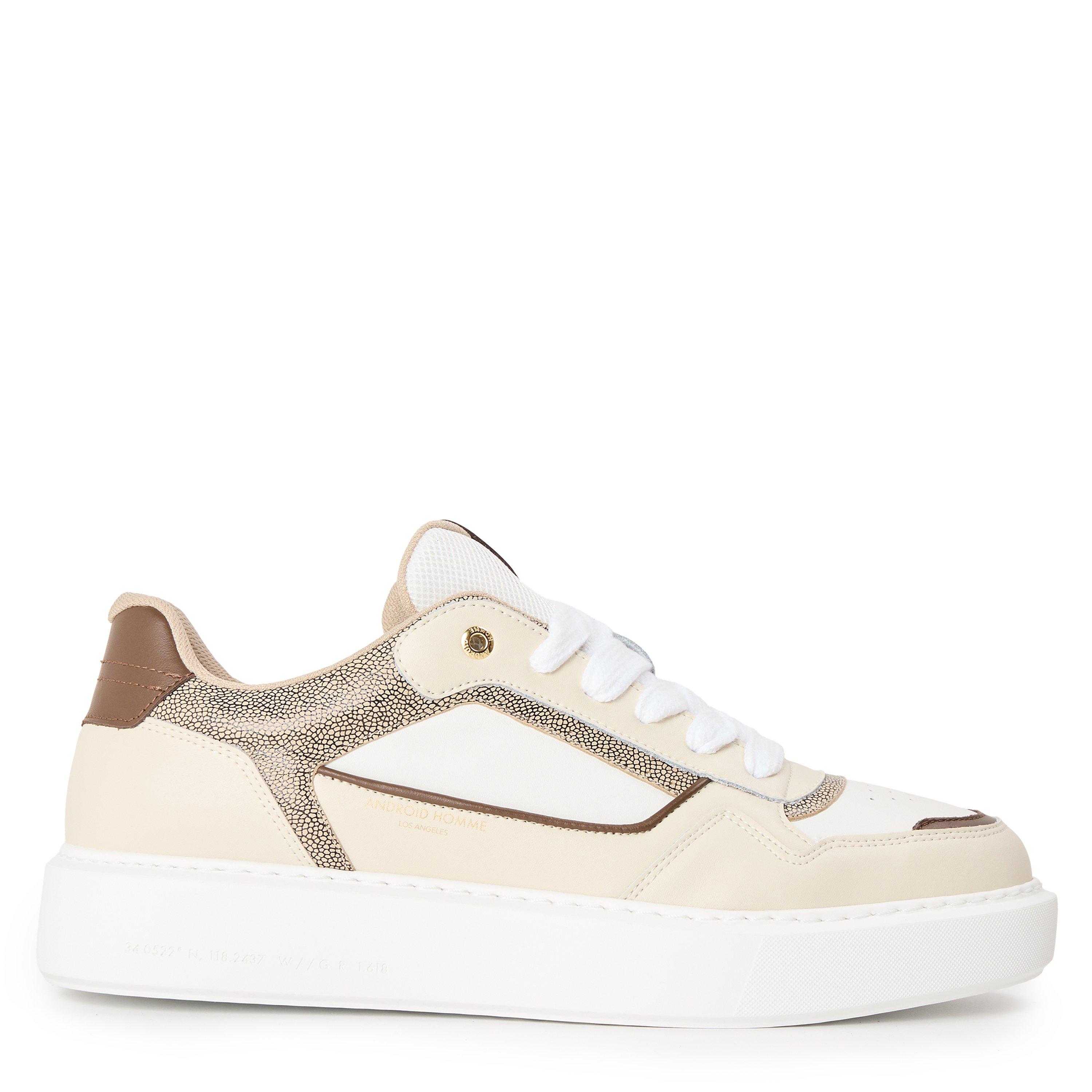 Beige Cream - Android Homme - Men's Forum CRT Low-Top Trainers - 1