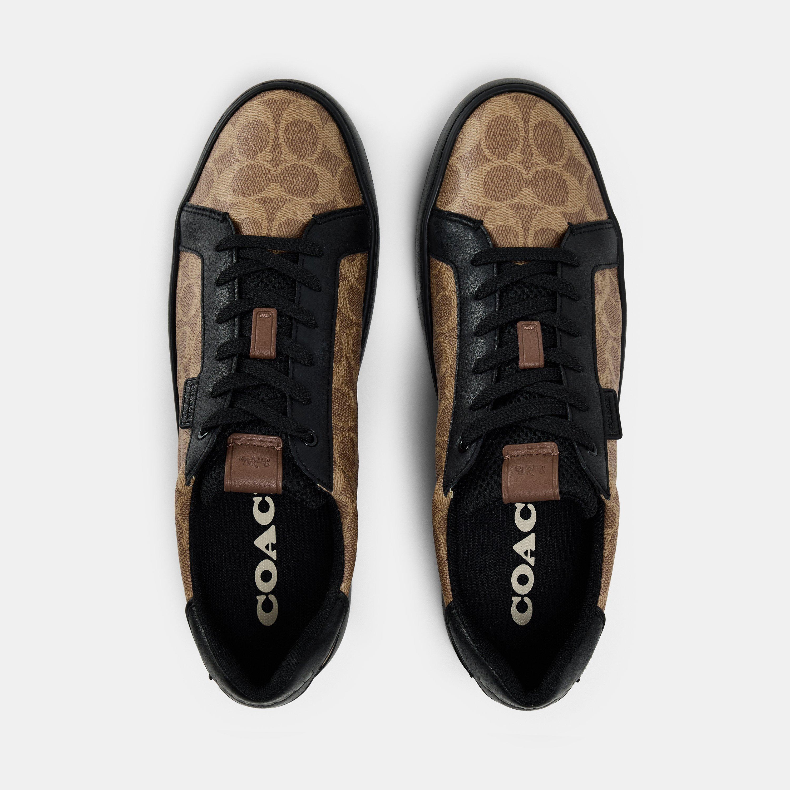 Tan/Black - Coach - Coach LowlineC Trn Sn99 - 4