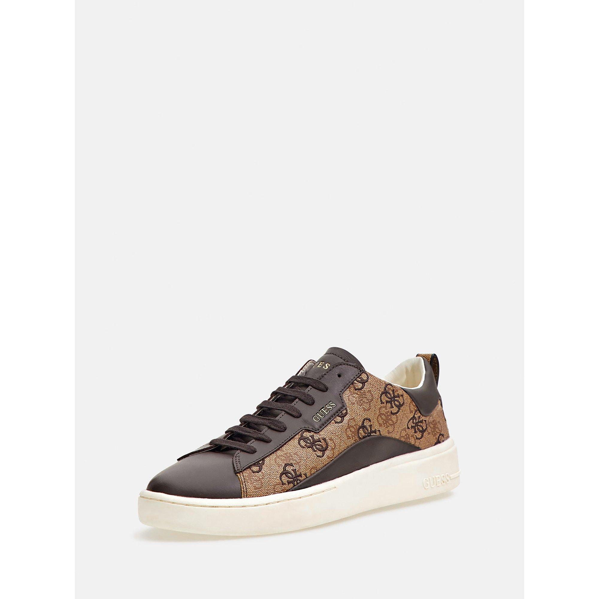 Brown BEIBR - Guess - Verona 4G Low Top Trainers - 3