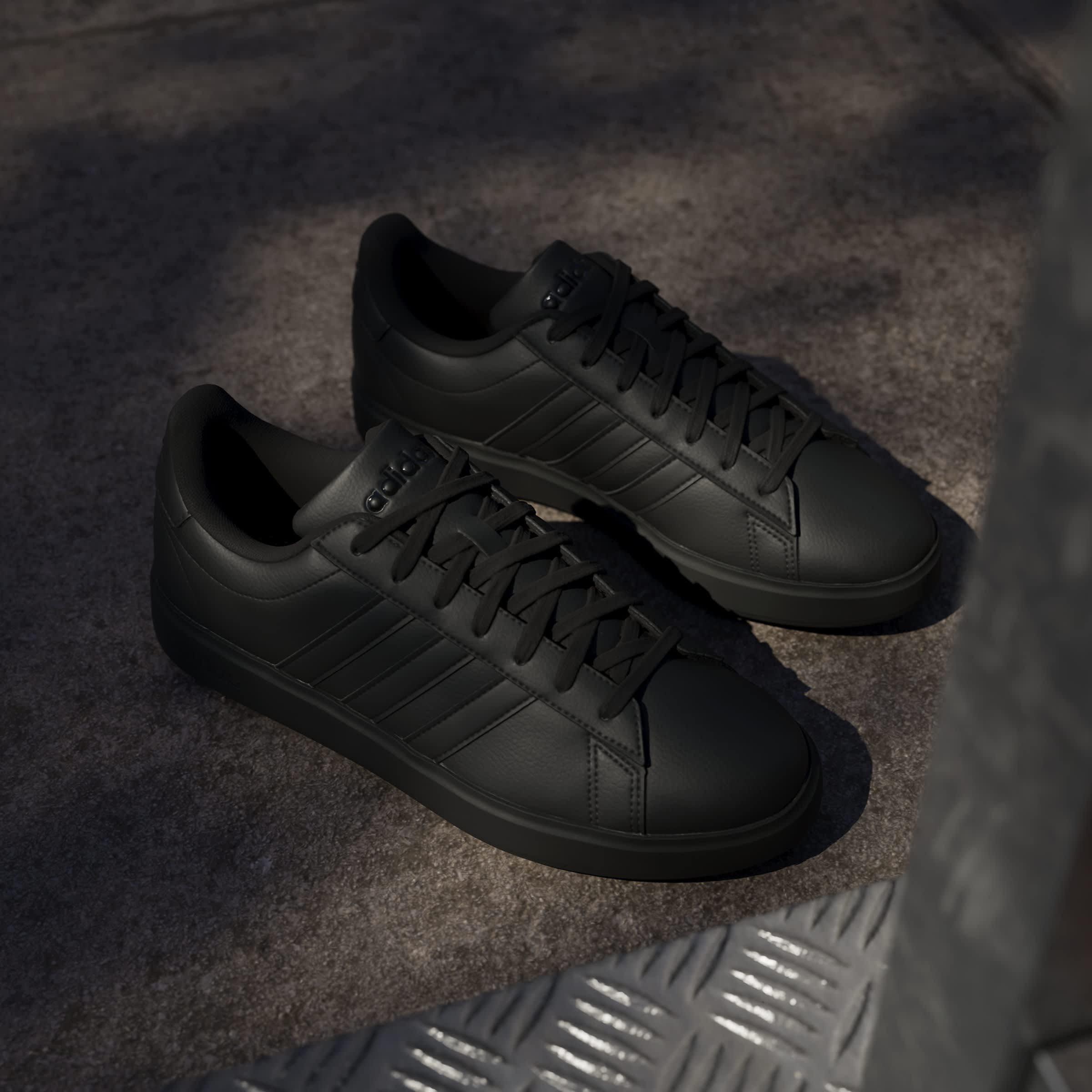 Black/Black - adidas - adidas Grand Court 2.0 - 12