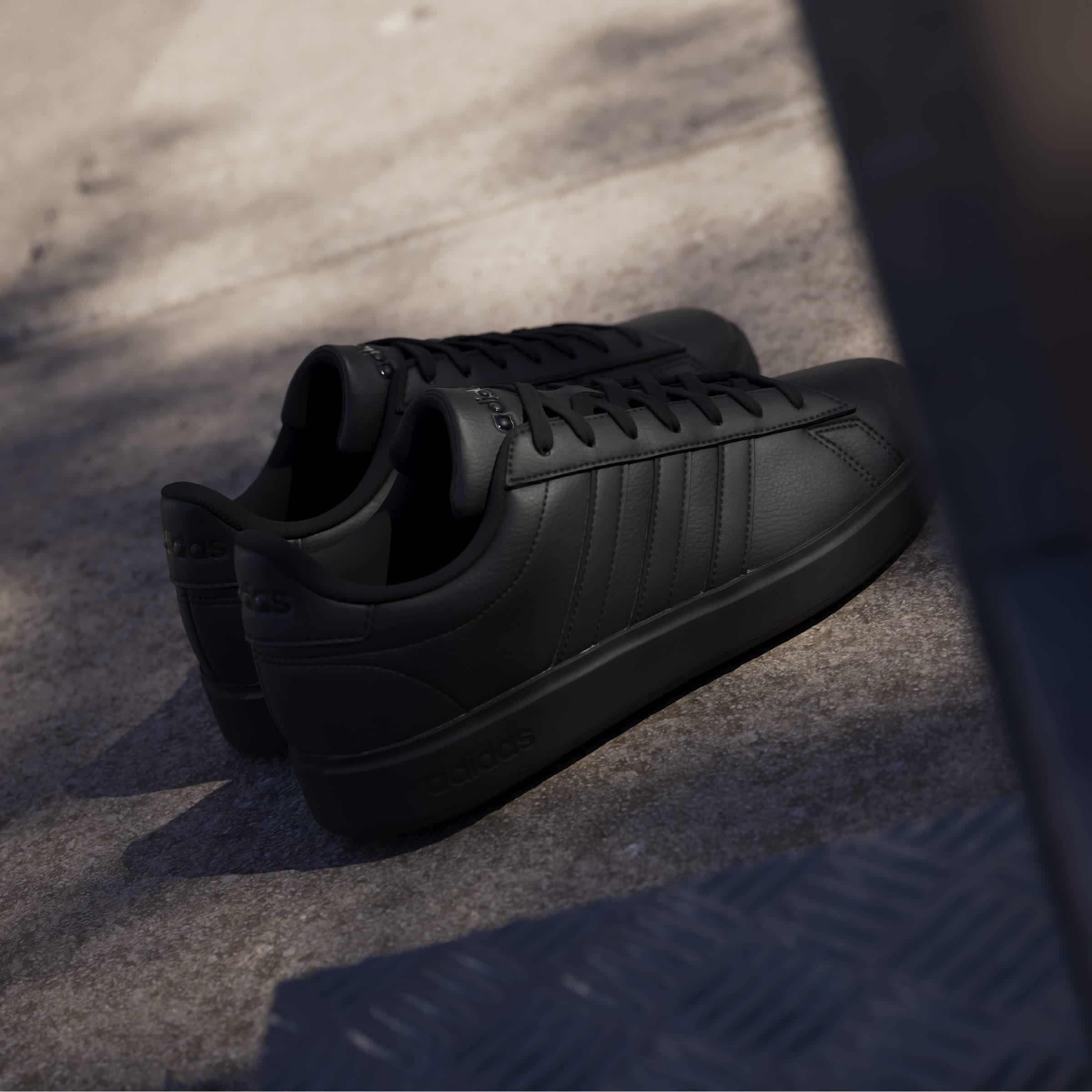 Black/Black - adidas - adidas Grand Court 2.0 - 13