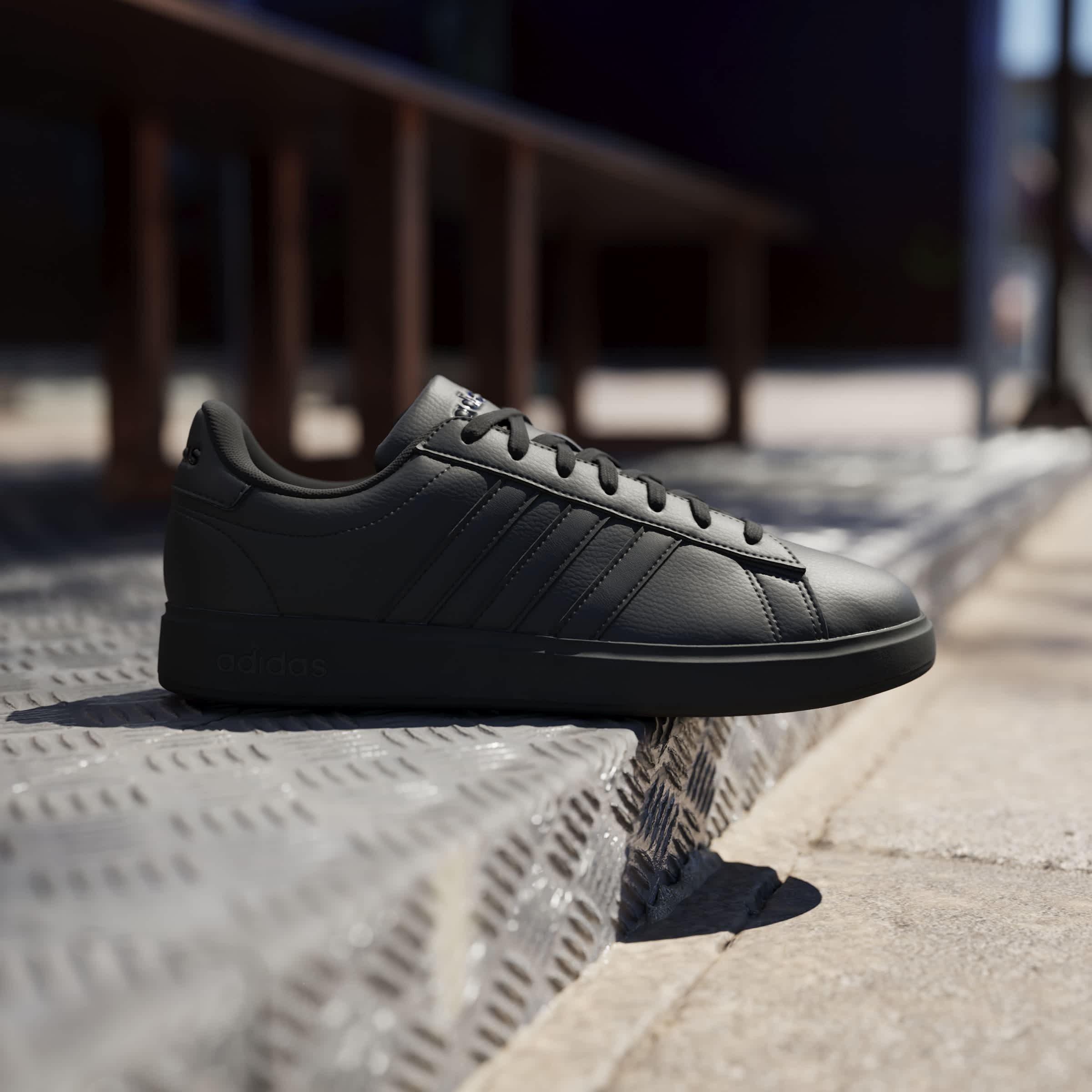 Black/Black - adidas - adidas Grand Court 2.0 - 10
