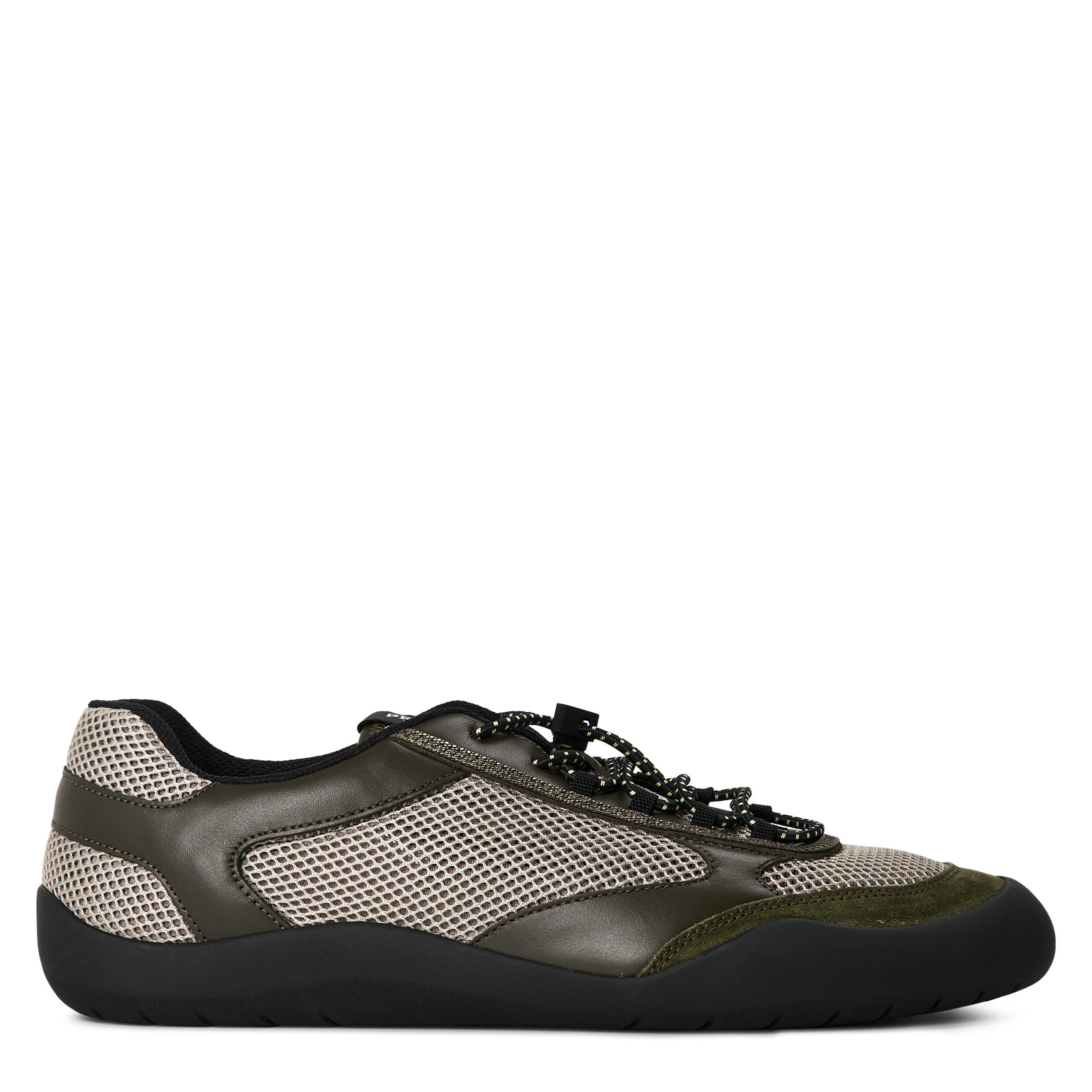 Prada Men's Speedrock Mesh Low-Top Trainers - Military Green - Size 9 (43)