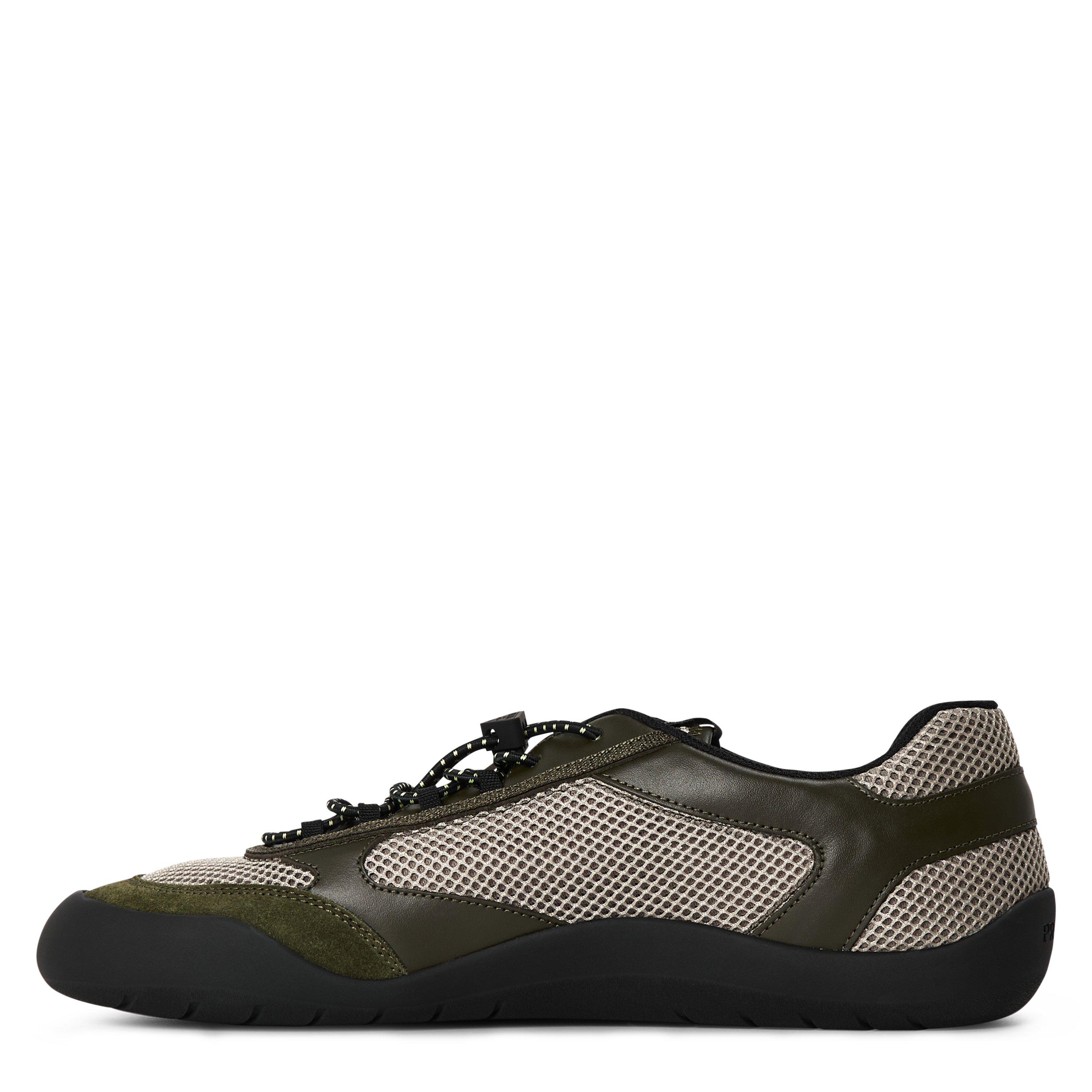 Military Green - Prada - Men's Speedrock Mesh Low-Top Trainers - 2