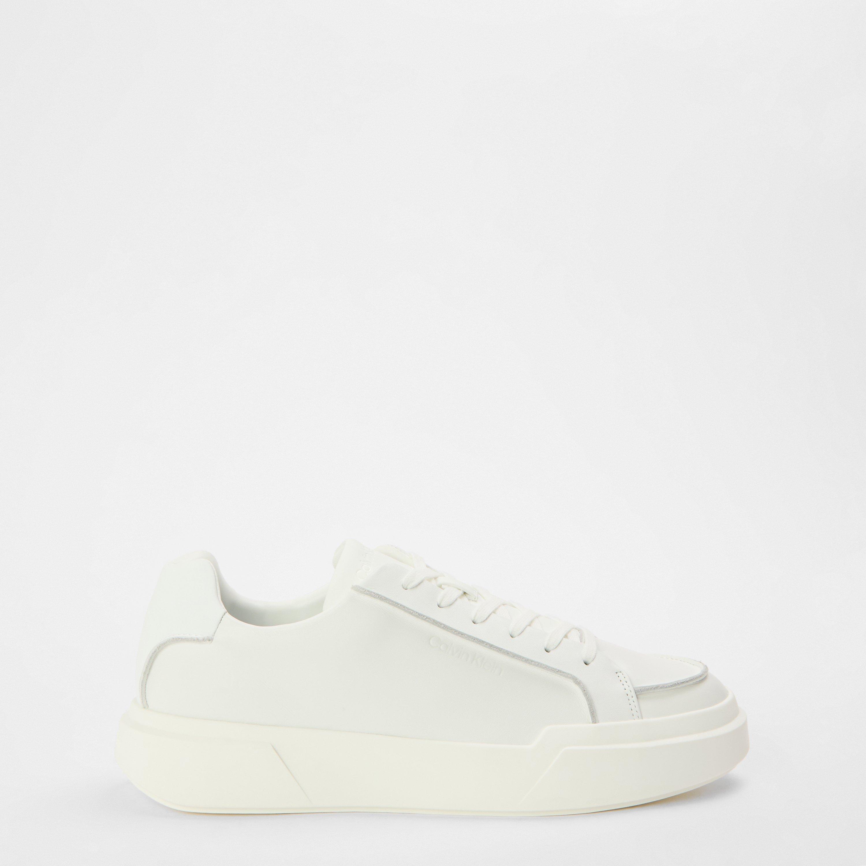 Calvin Klein Men's Chunky Low-Top Trainers - Triple White - 8 (42)