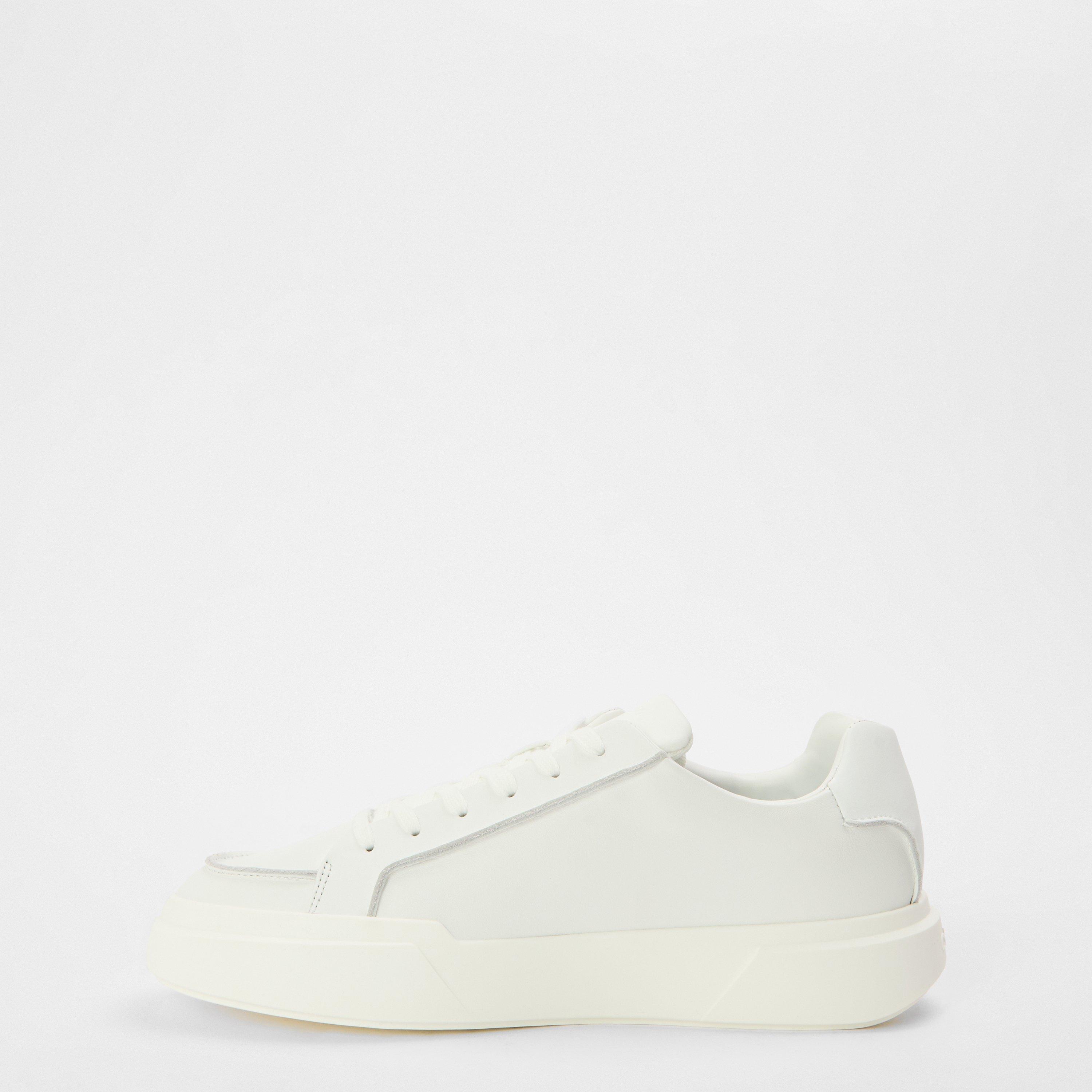 Triple White - Calvin Klein - Men's Chunky Low-Top Trainers - 2