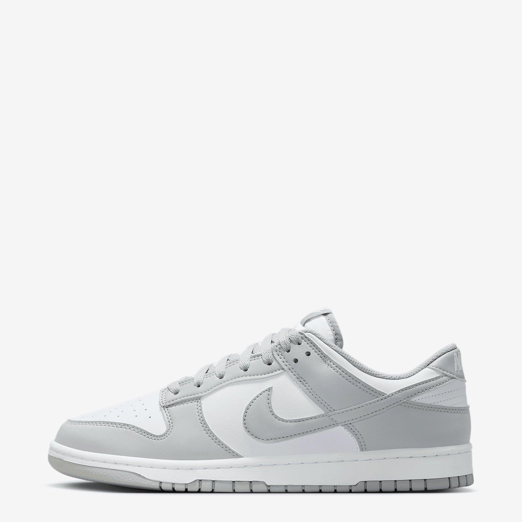 White/Smoke - Nike - Dunk Low Trainers - 2