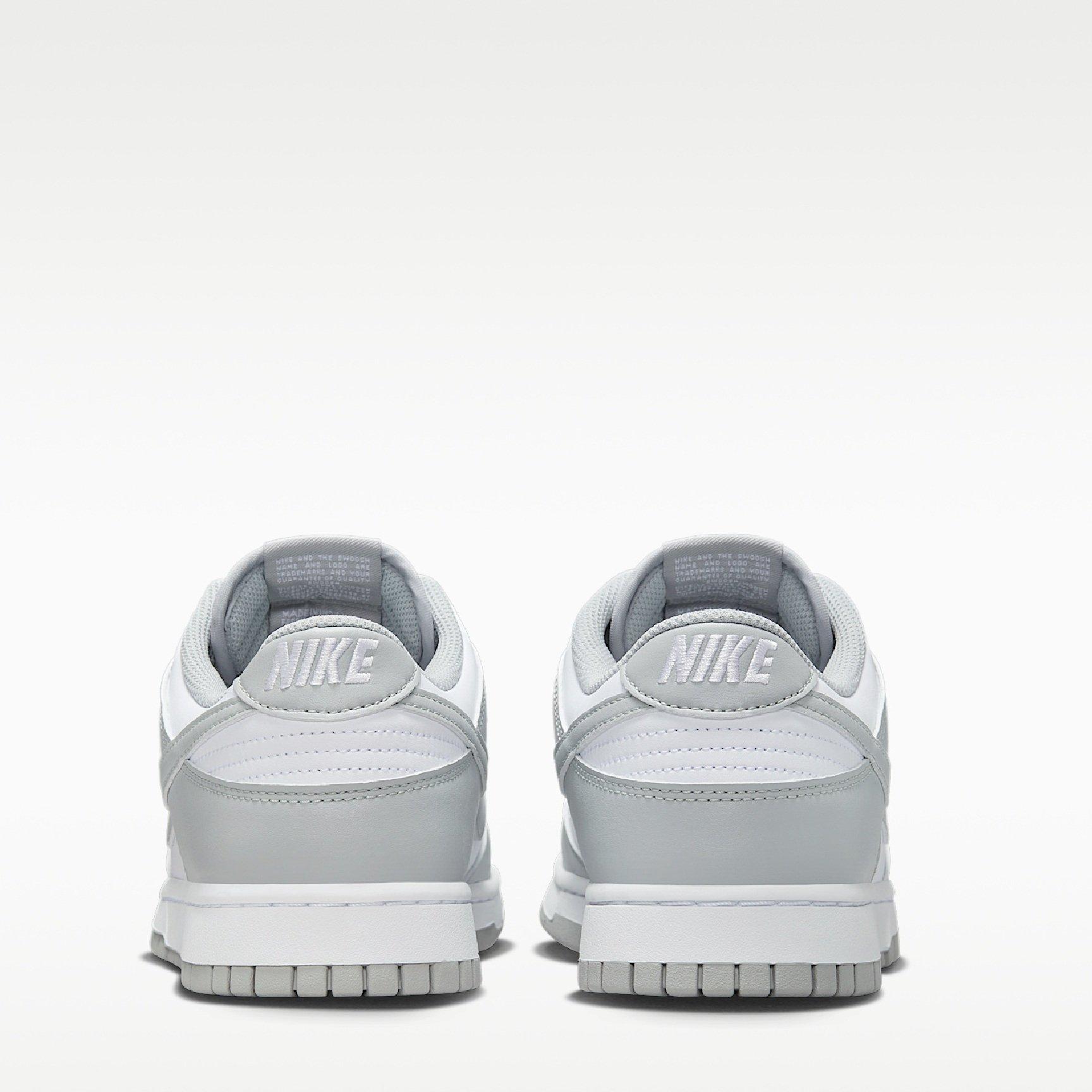 White/Smoke - Nike - Dunk Low Trainers - 5
