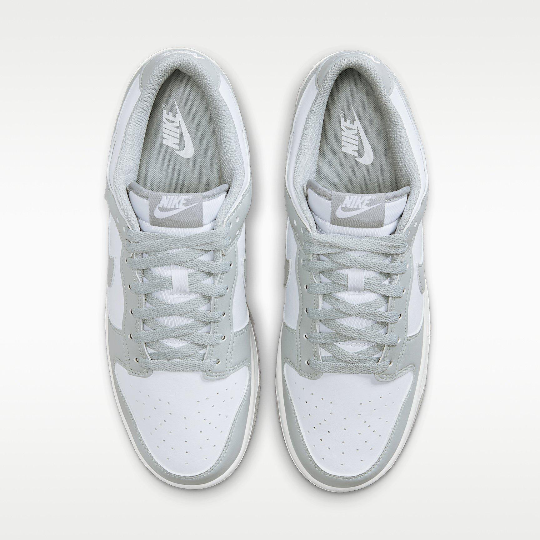 White/Smoke - Nike - Dunk Low Trainers - 6