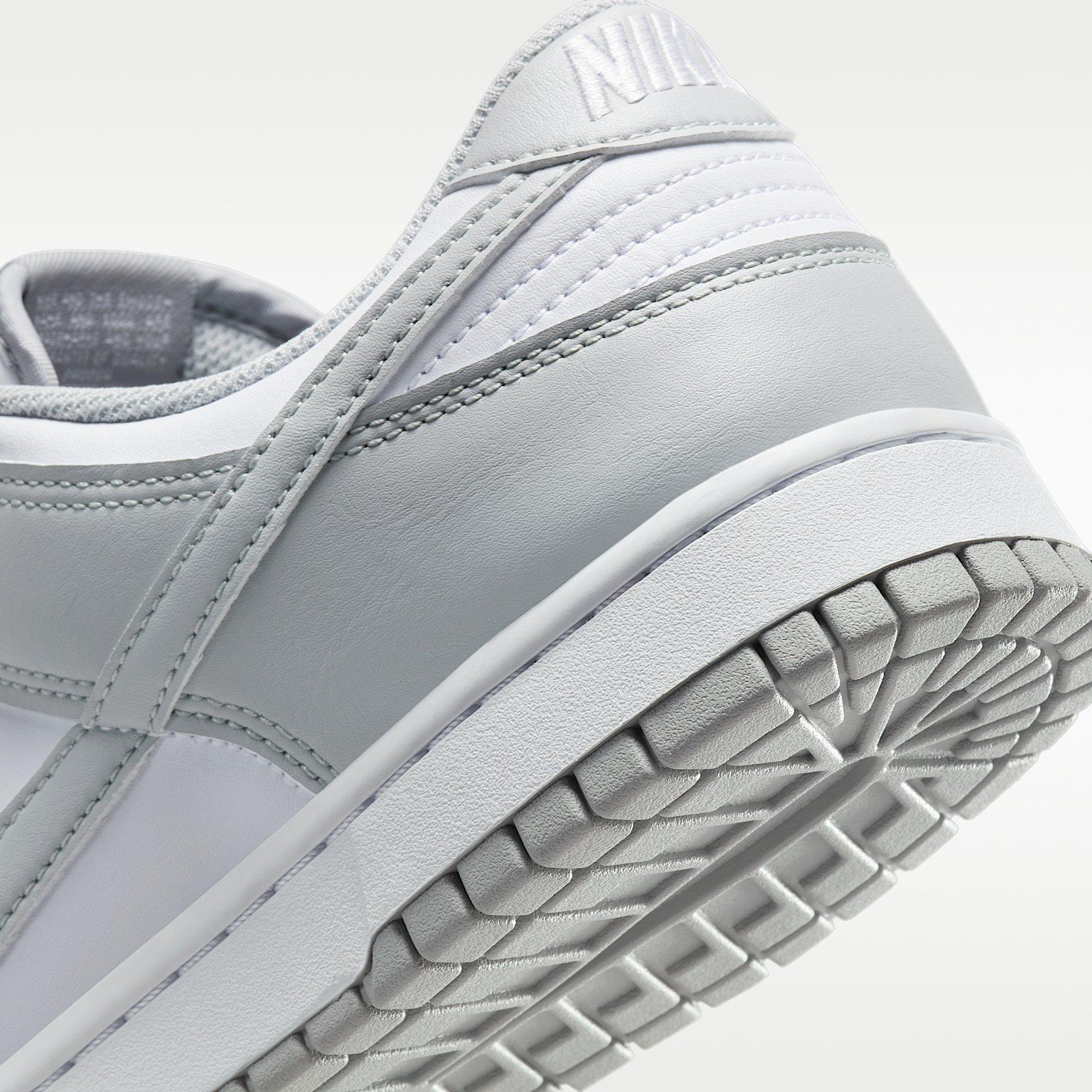 White/Smoke - Nike - Dunk Low Trainers - 8
