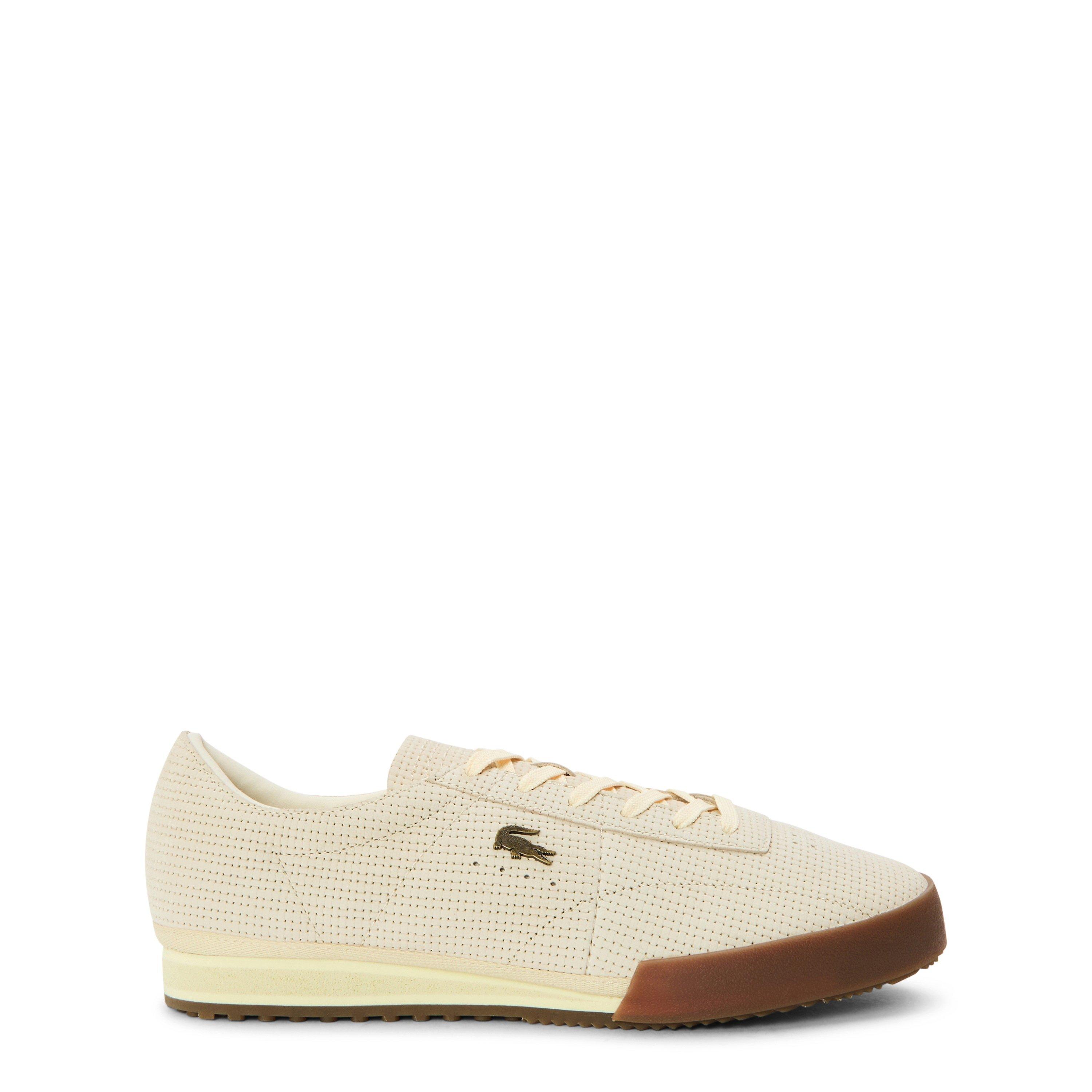 Lacoste Men's Low-Top Trainers - Off Wht/Gum 40F - Size 8 (42)