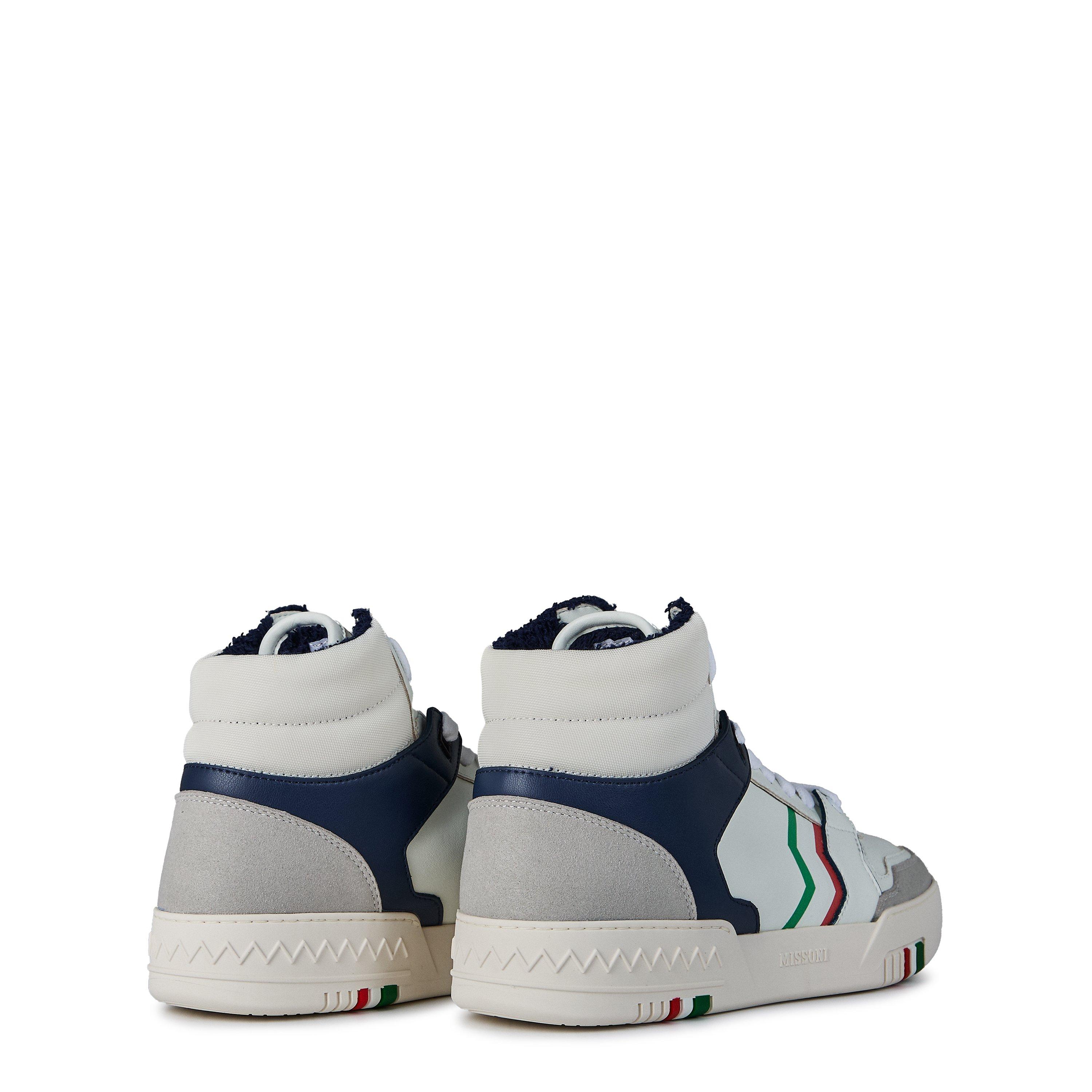 White & Blue - Missoni - Unisex Adults Low-Top Trainers - 4