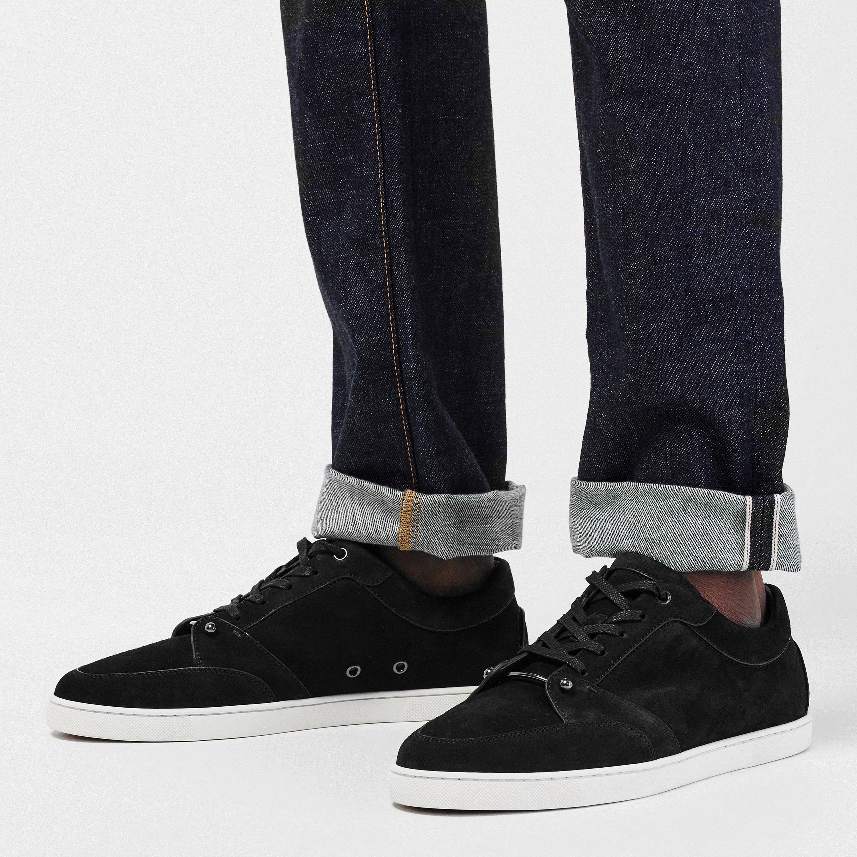 Black - Christian Louboutin - Men's Chr Chambelisneak Low-Top Trainers - 3