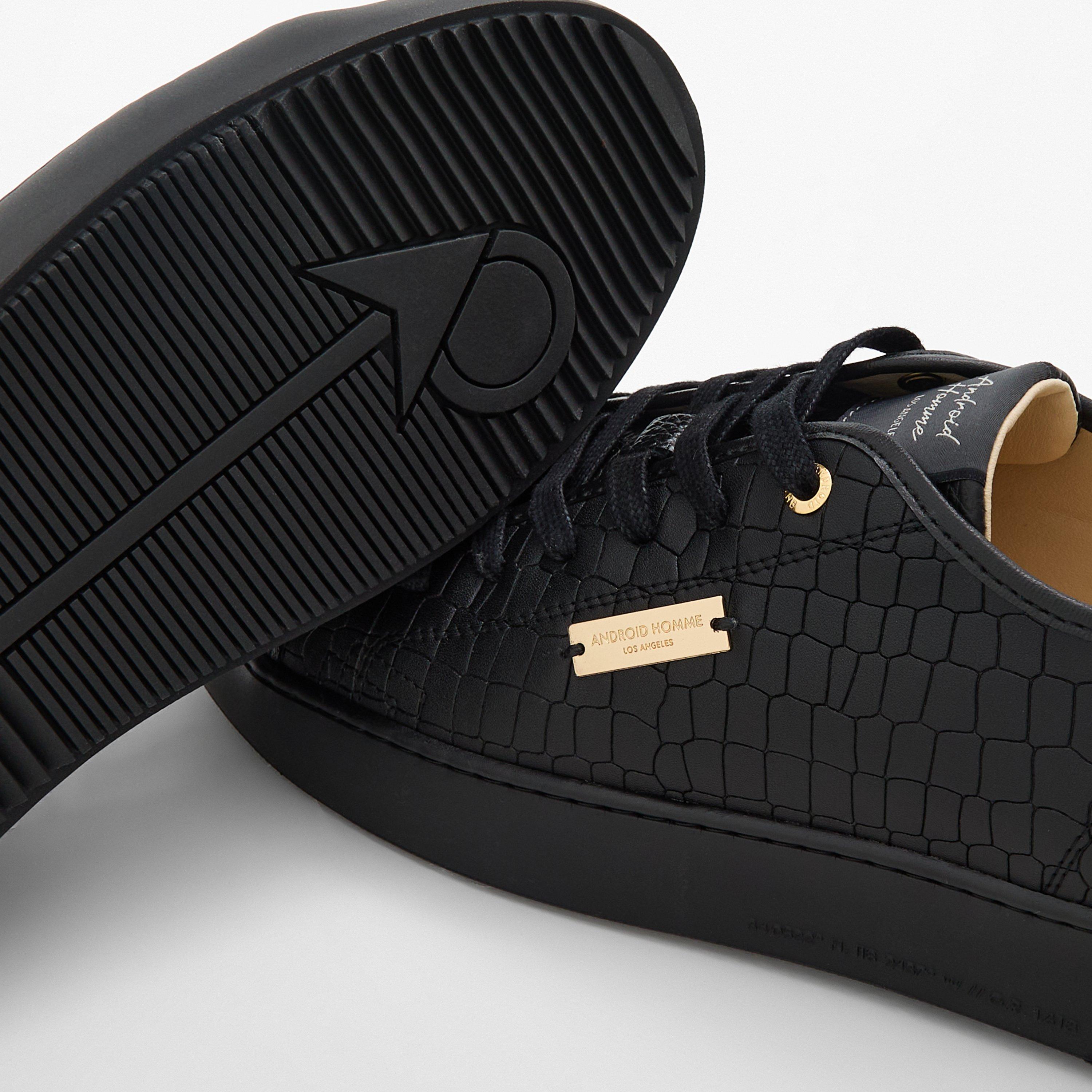 Black Croc - Android Homme - Men's Low Trainers - 4