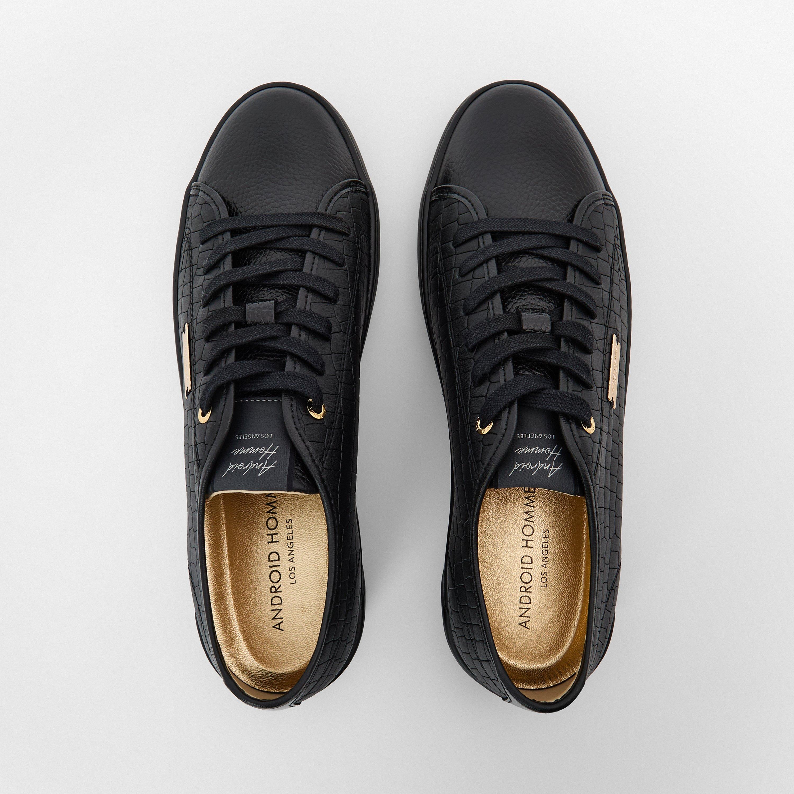 Black Croc - Android Homme - Men's Low Trainers - 5