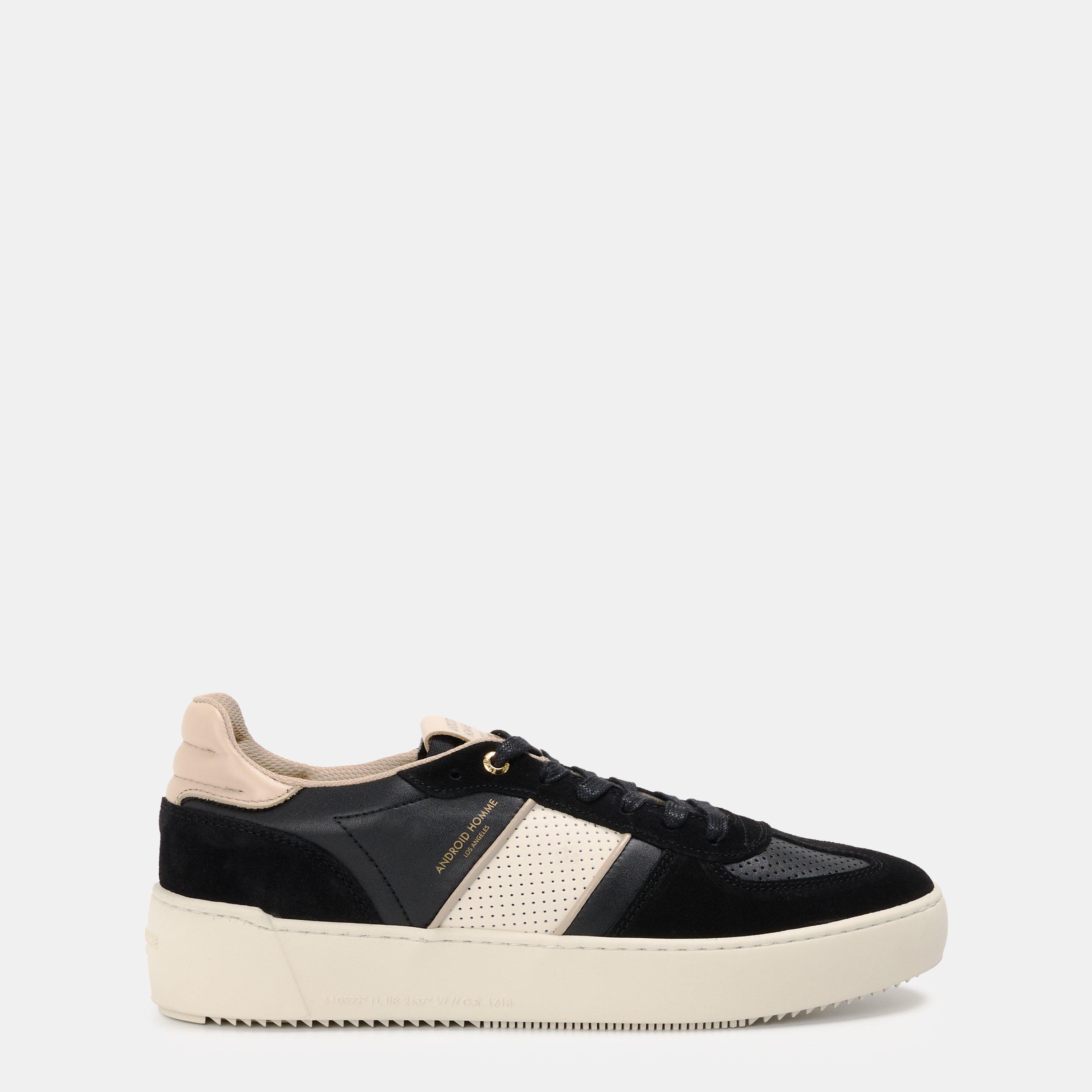 Black/Beige - Android Homme - Men's Terrace Low-Top Trainers - 1